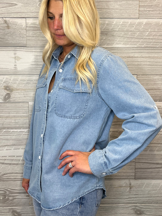 Chaney Denim Top