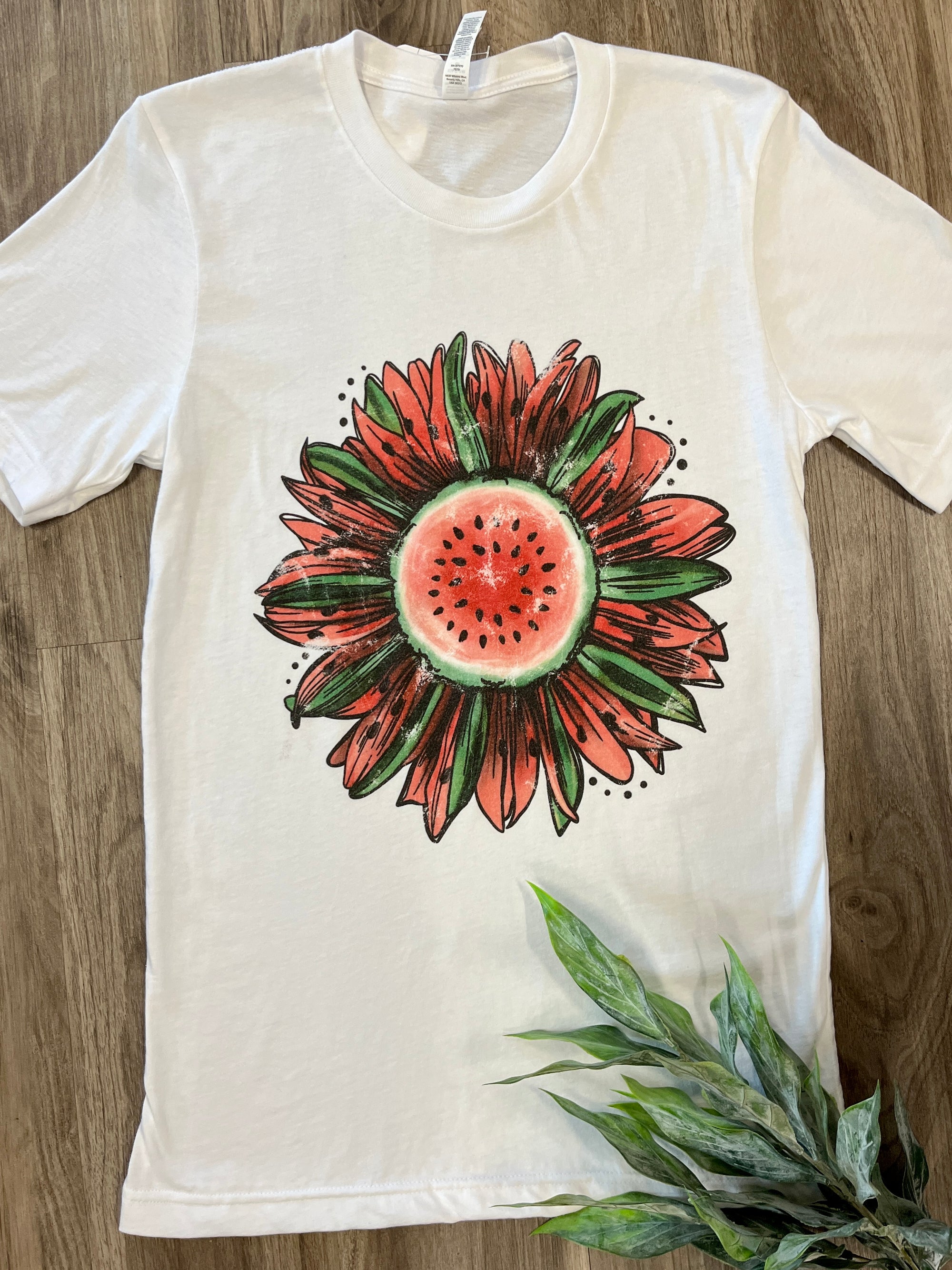 Watermelon Sunflower Graphic Tee