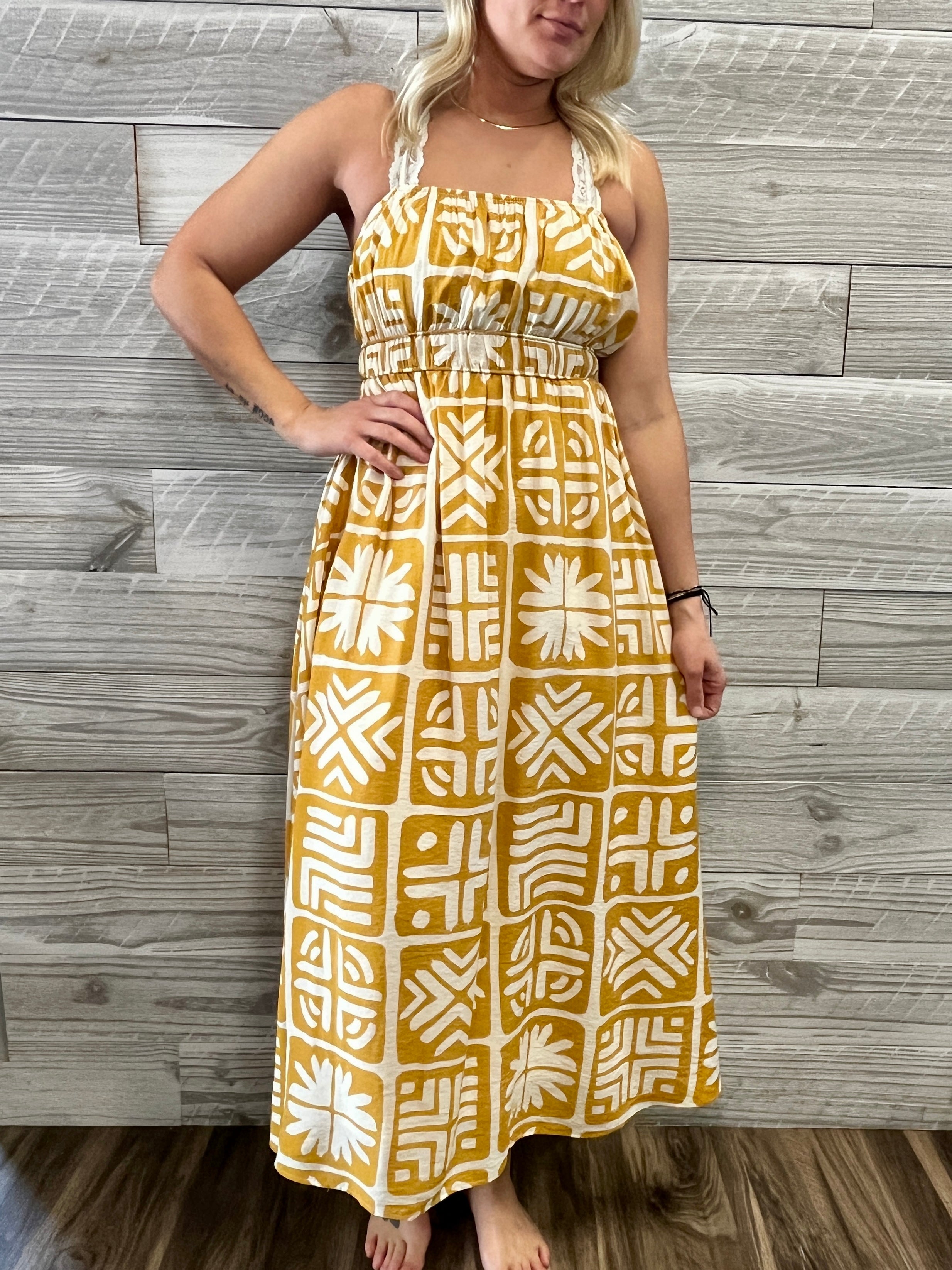 chinese dress ladies Cassandra Graphic-print Maxi Dress, XL / Green