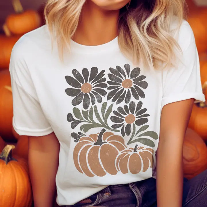 Fall Pumpkin Floral