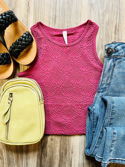 Donnie Crochet Crop Top