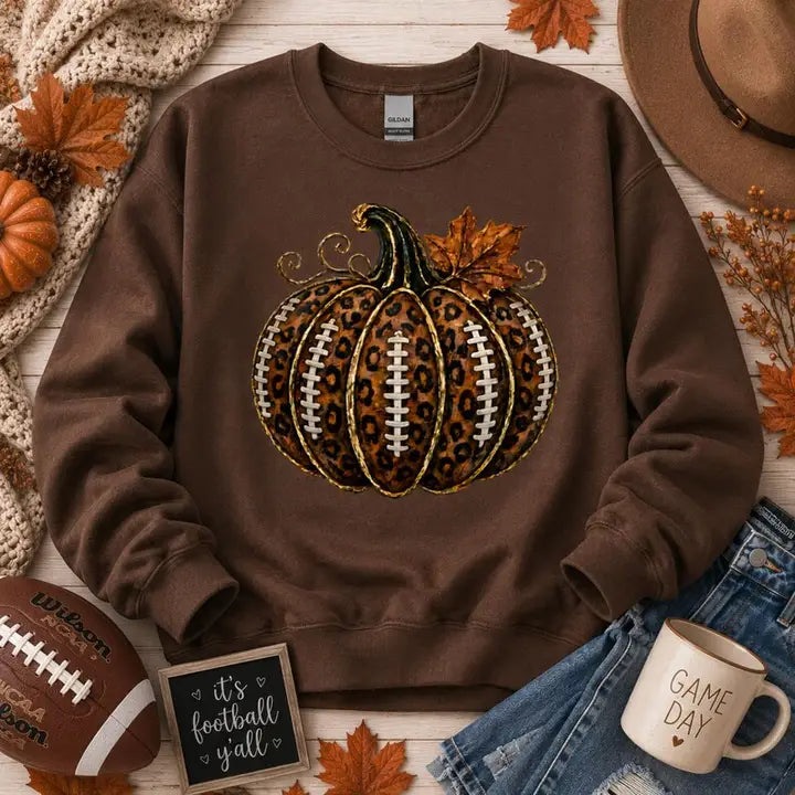 Football Pumpkin Sweatshirt