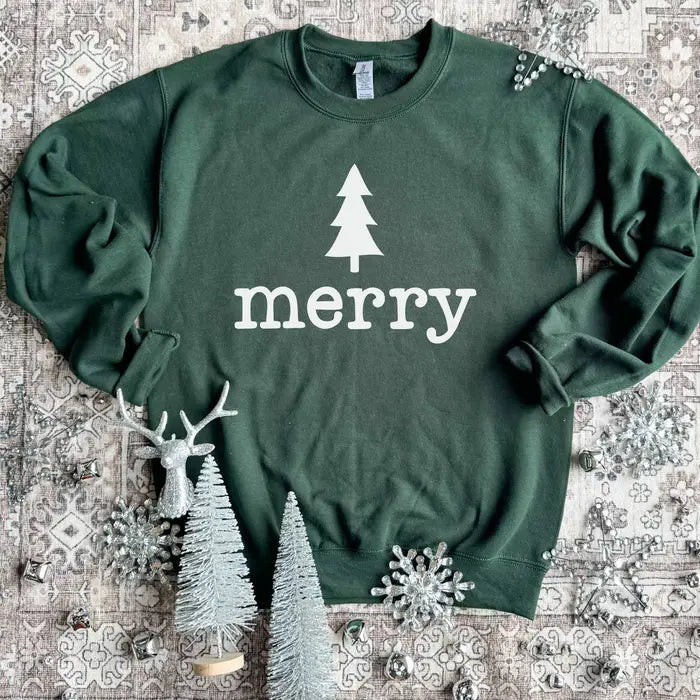Merry Typewriter Sweatshirt