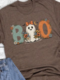 Boo Floral Graphic Tee