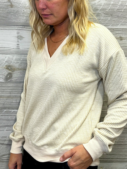 Brinley V Neck Top