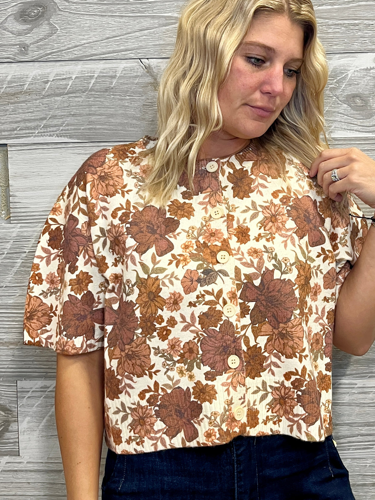 Lena Floral Sweater
