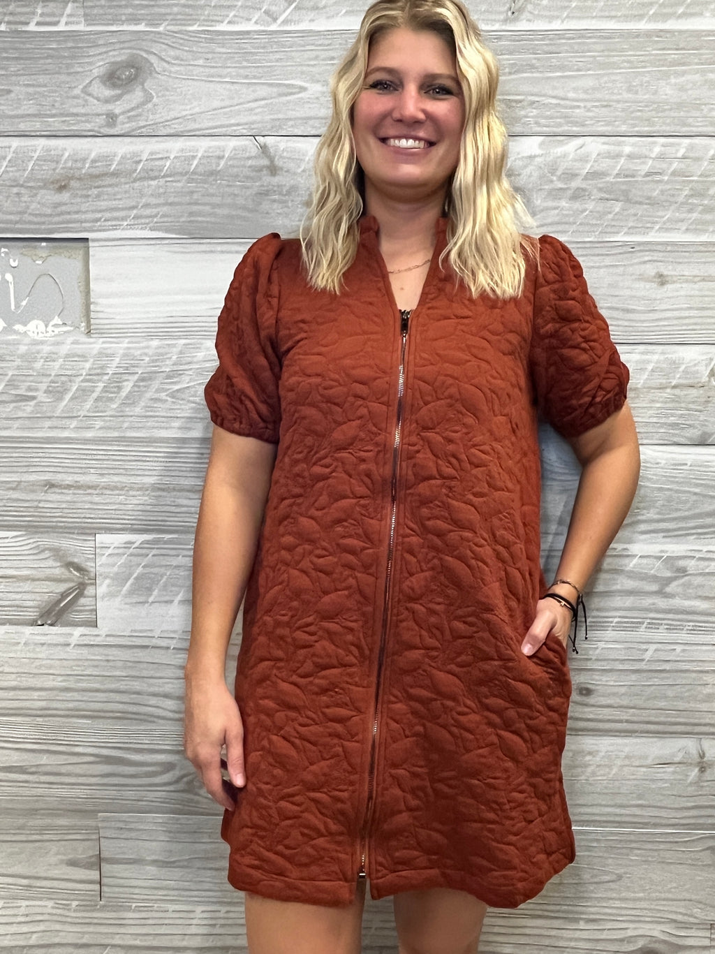 Oxford Rust Dress
