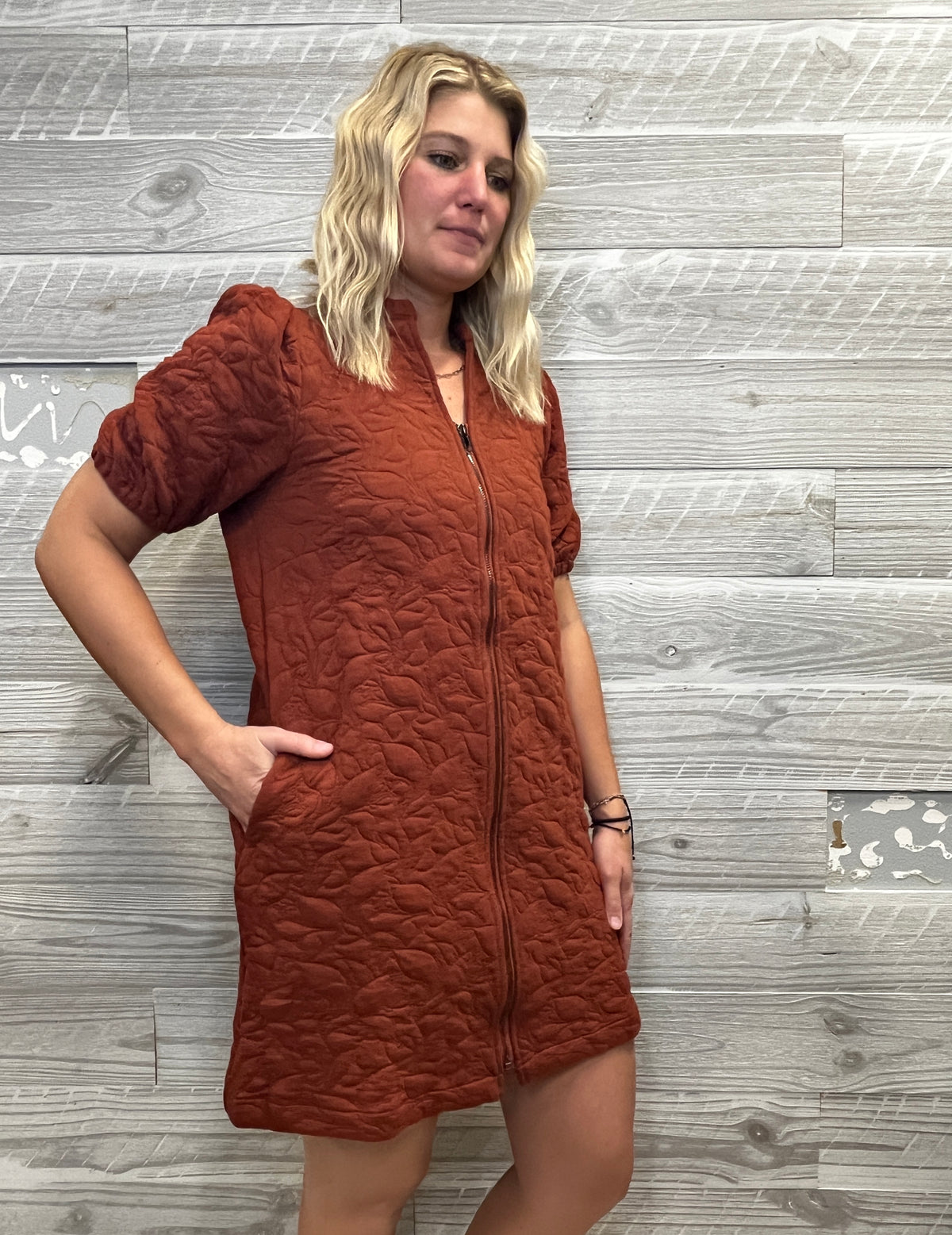 Oxford Rust Dress