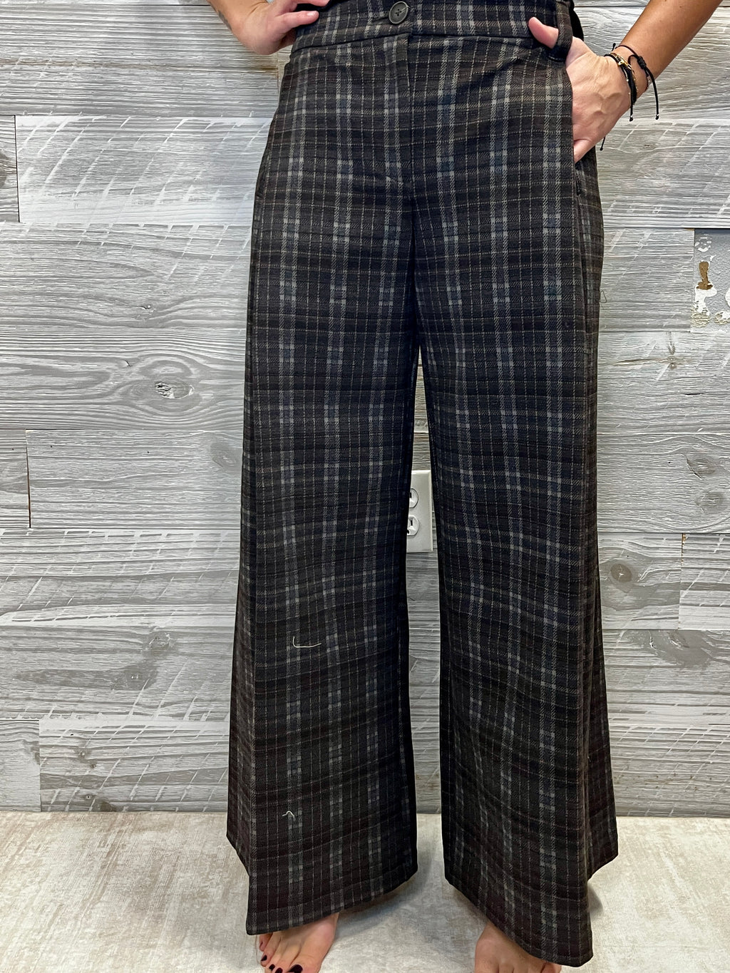 Democracy Leah Plaid Pant