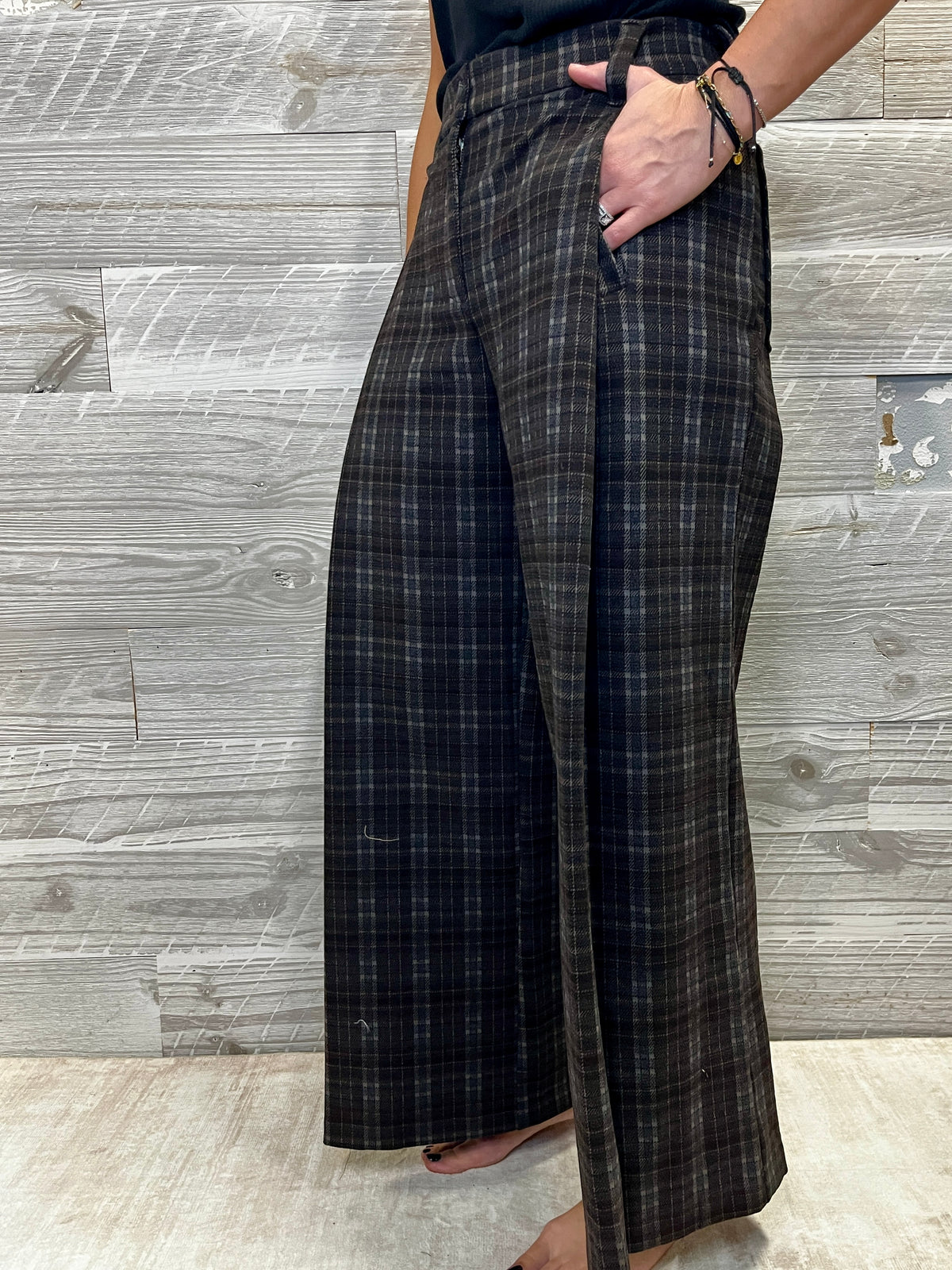 Democracy Leah Plaid Pant