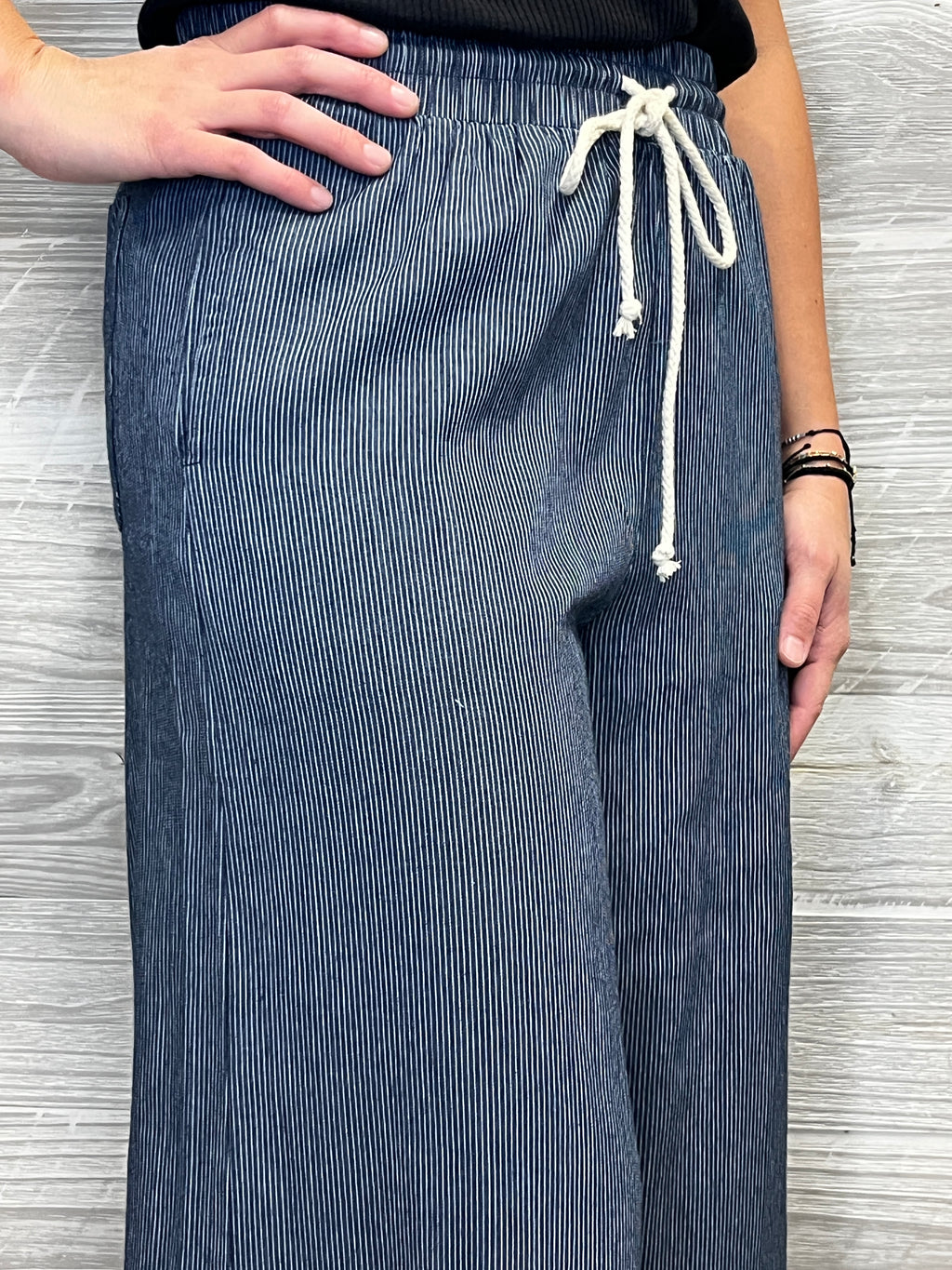 Everly Striped Denim