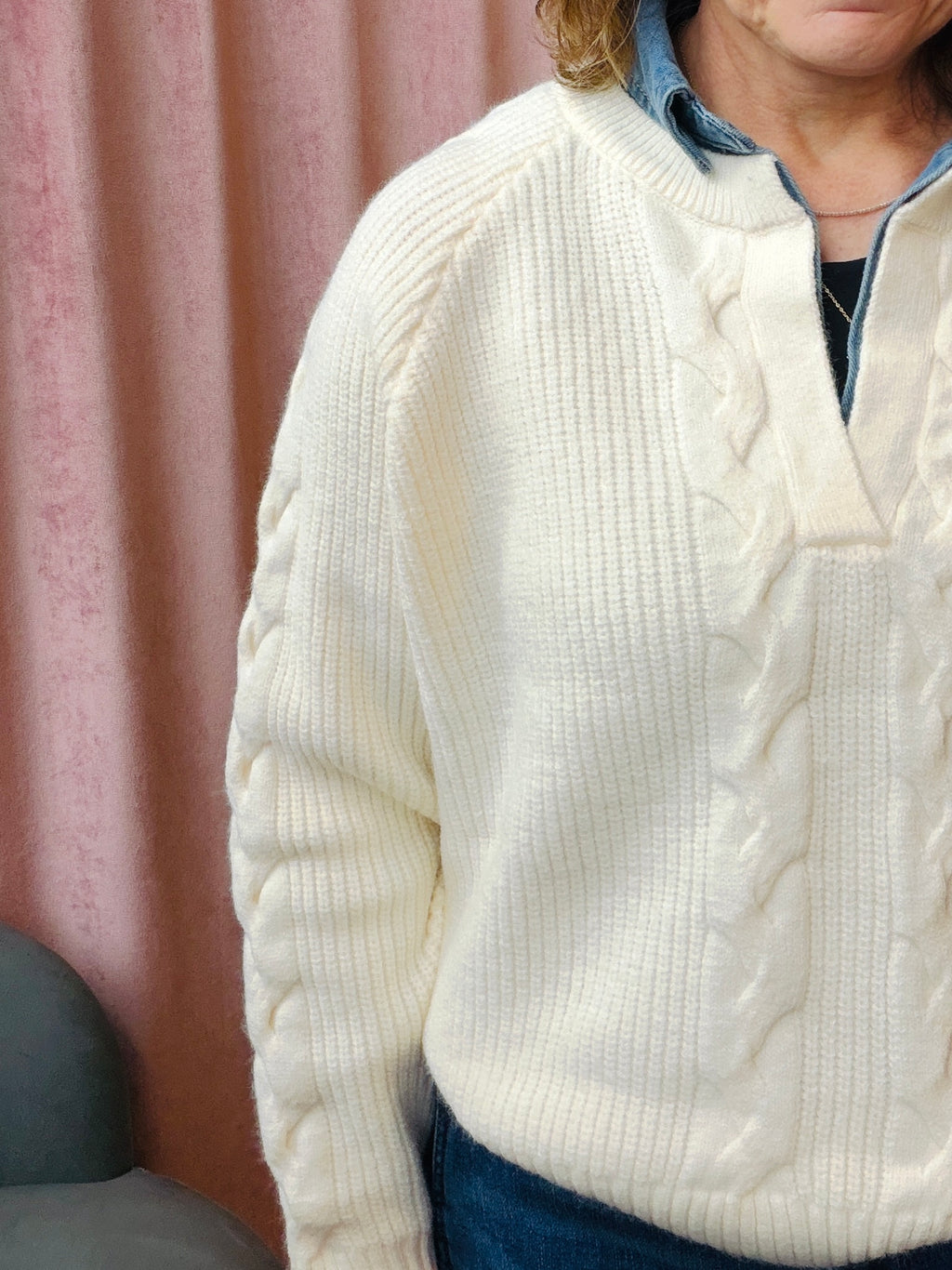 Cecilia Cream Sweater