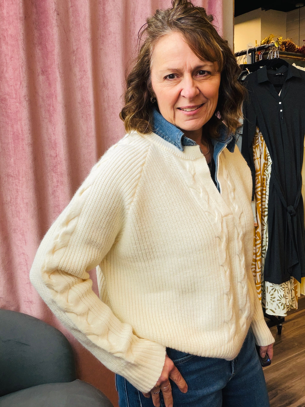Cecilia Cream Sweater