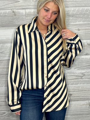 Janette Stripe Top