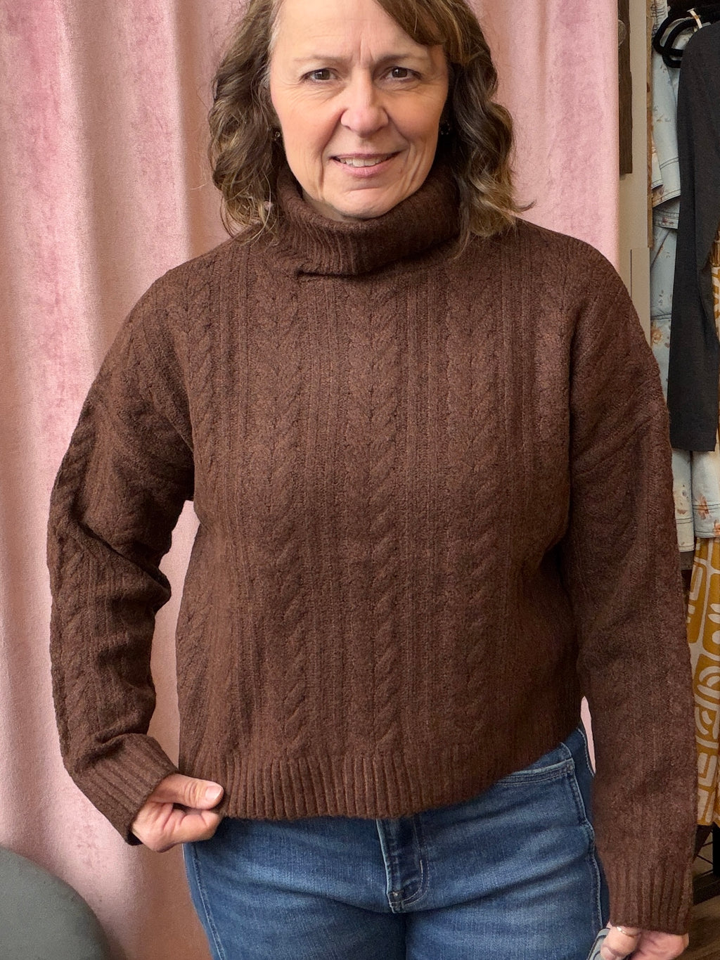 Nora Brown Sweater