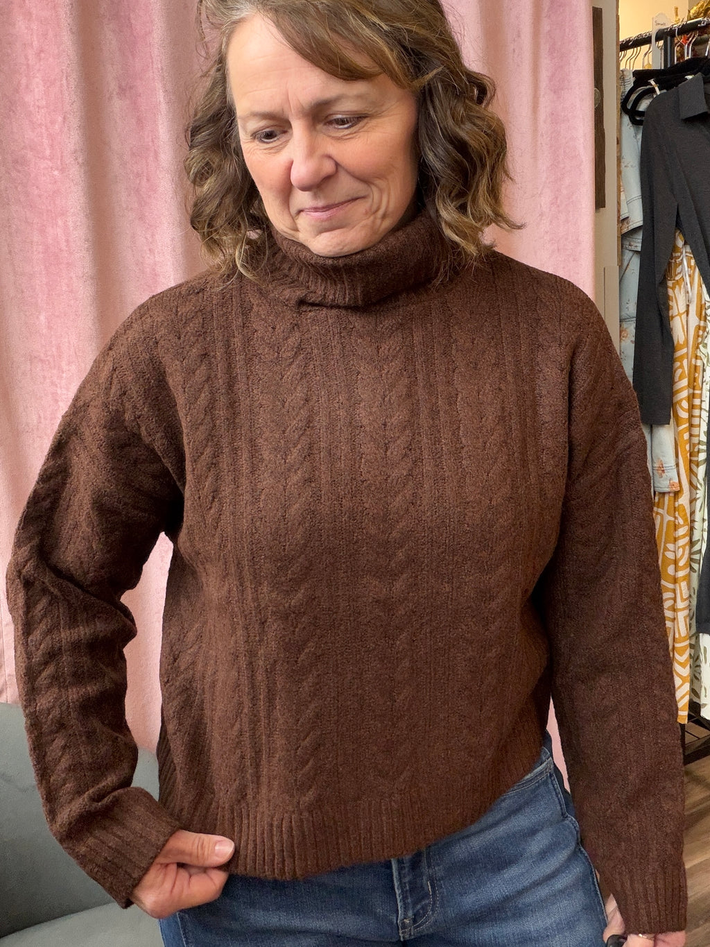 Nora Brown Sweater