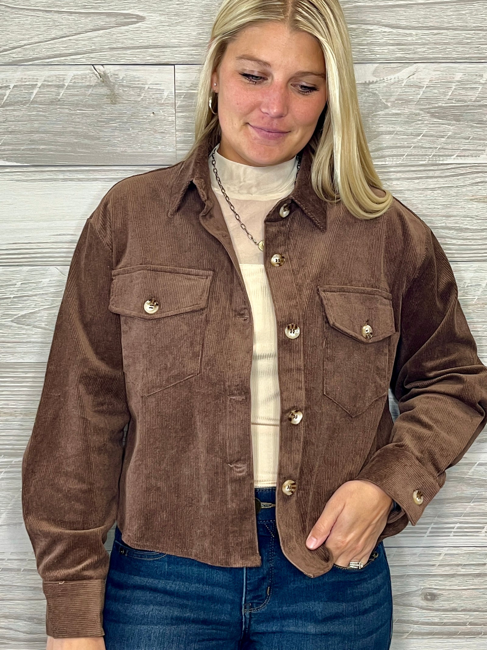 Kelly Corduroy Jacket