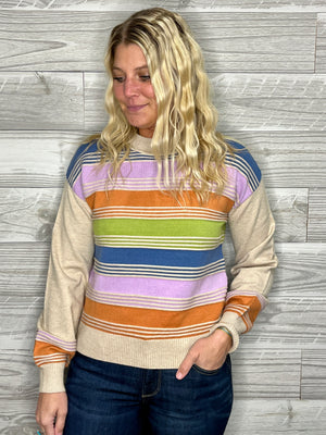 Callie Color Block Sweater