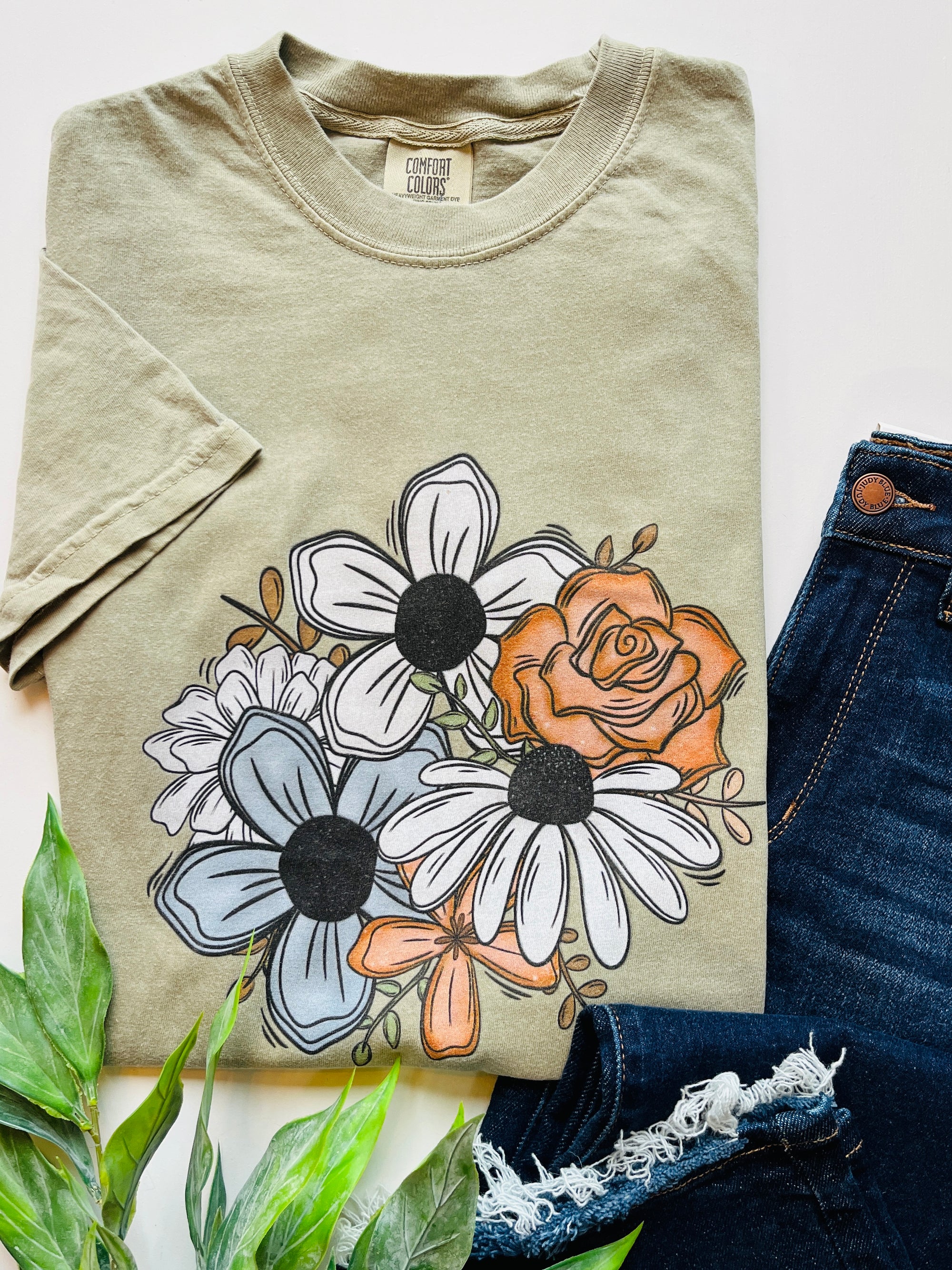 Haunted Flowers Graphic Tee