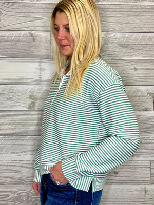 Sunny Days Stripe Sweatshirt