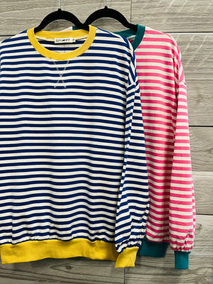 Candace Stripe Pullover