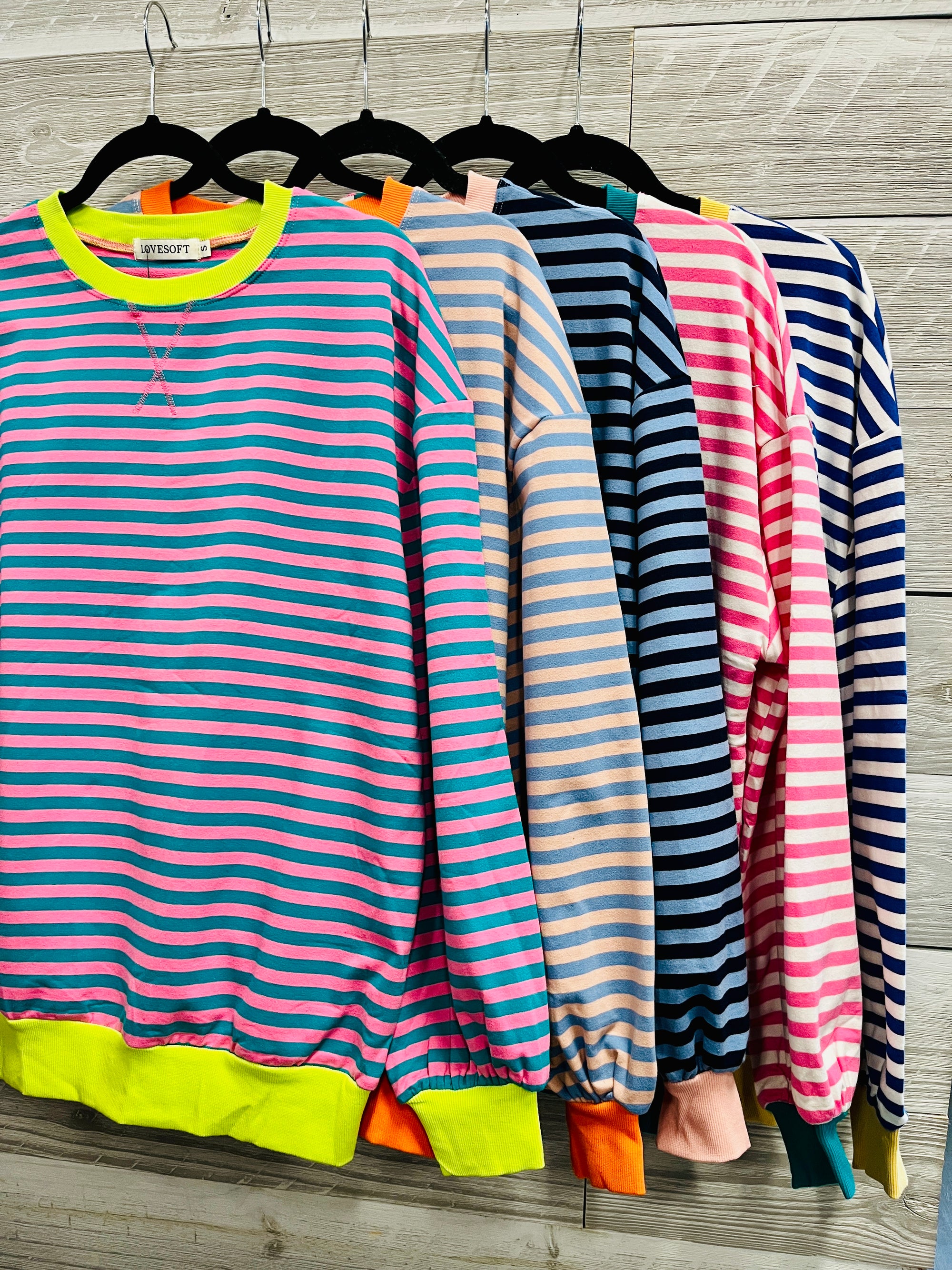 Candace Stripe Pullover