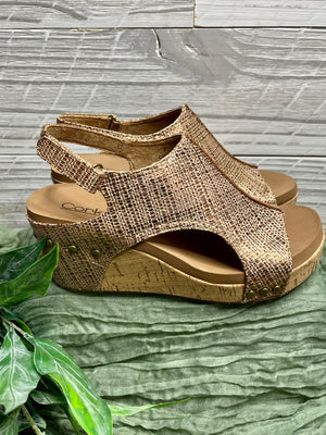 Corky's Carley in Bronze Raffia