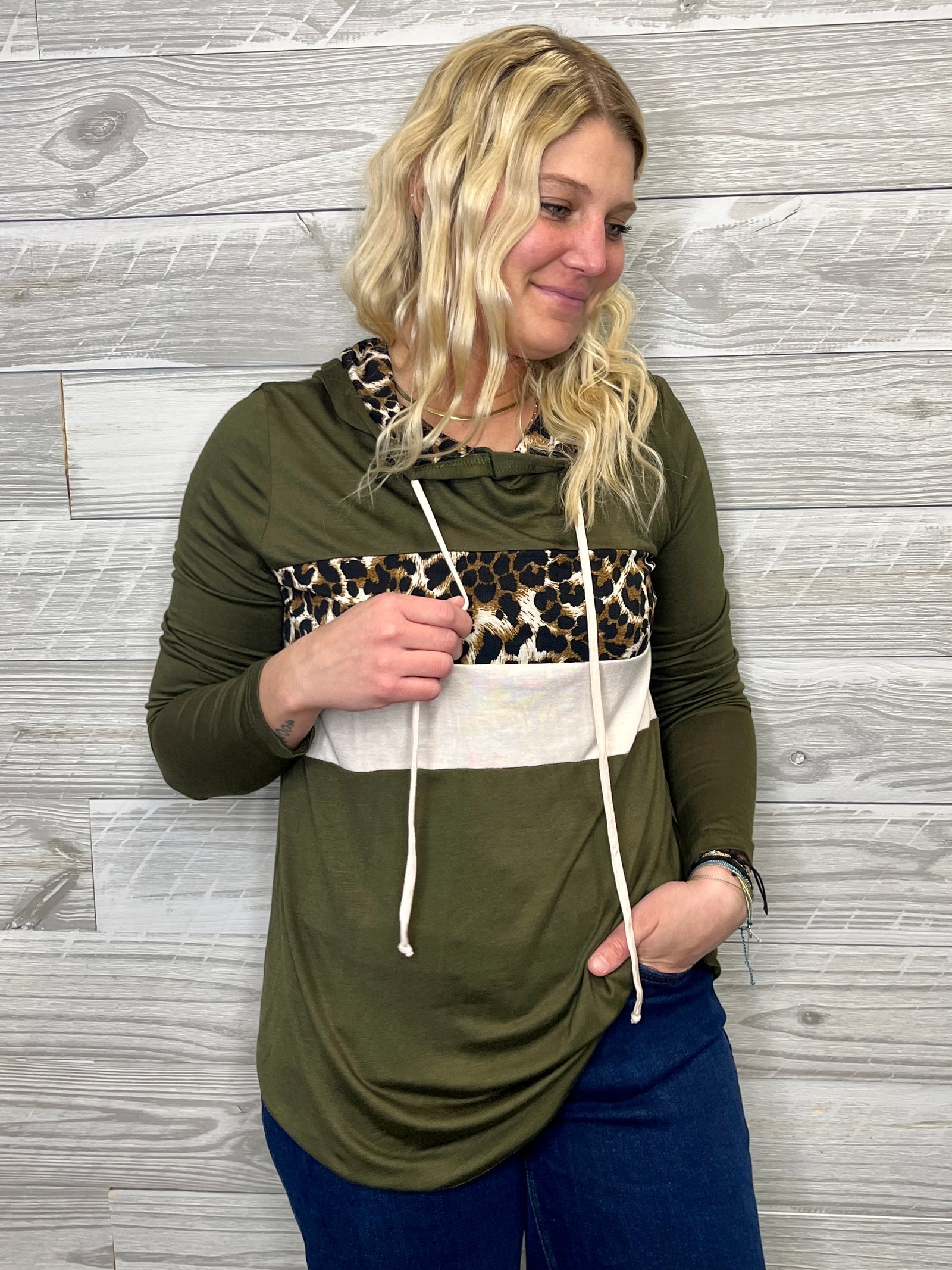 Lonnie Leopard Print Top