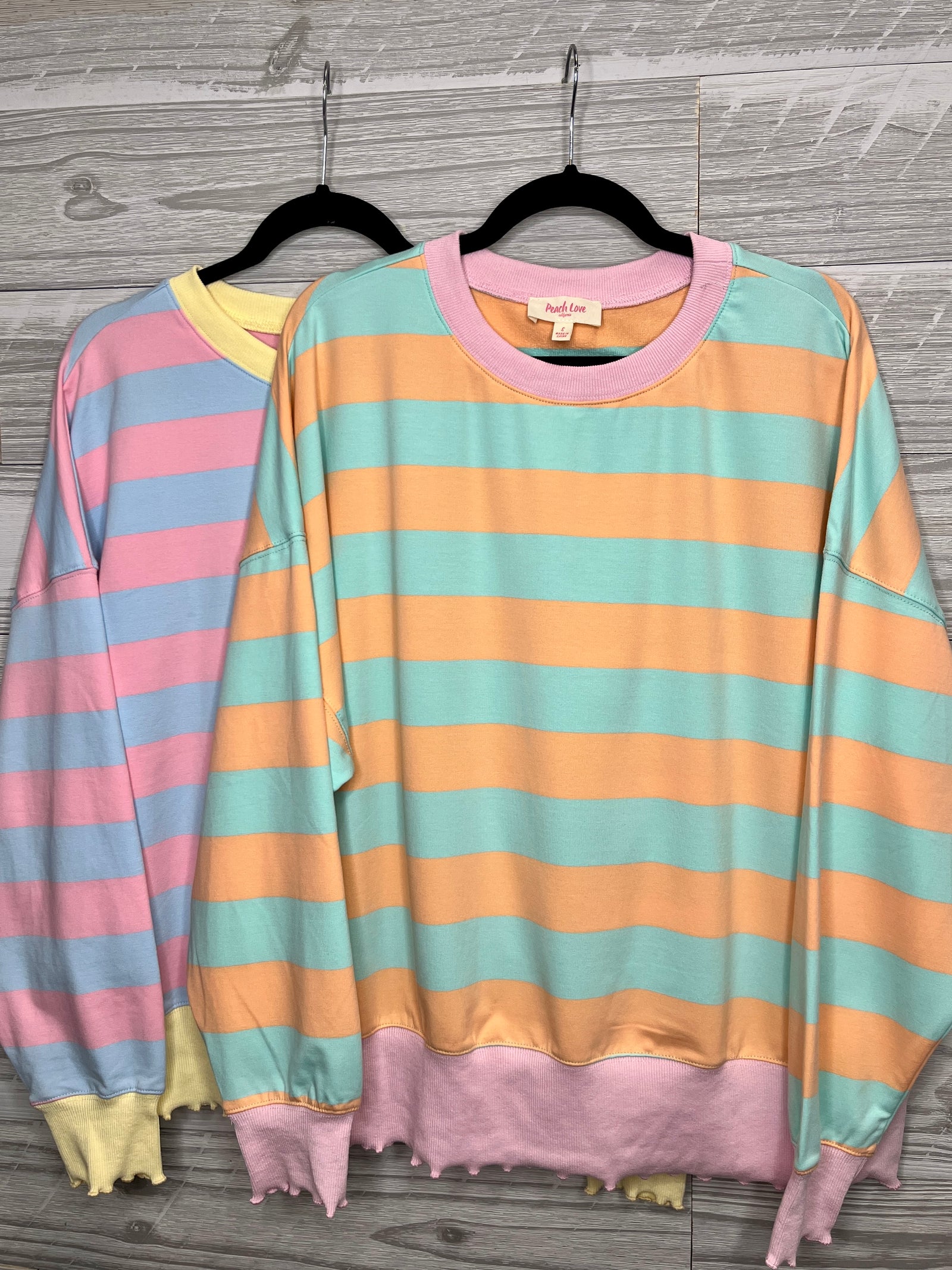 Elizabeth Striped Crewneck