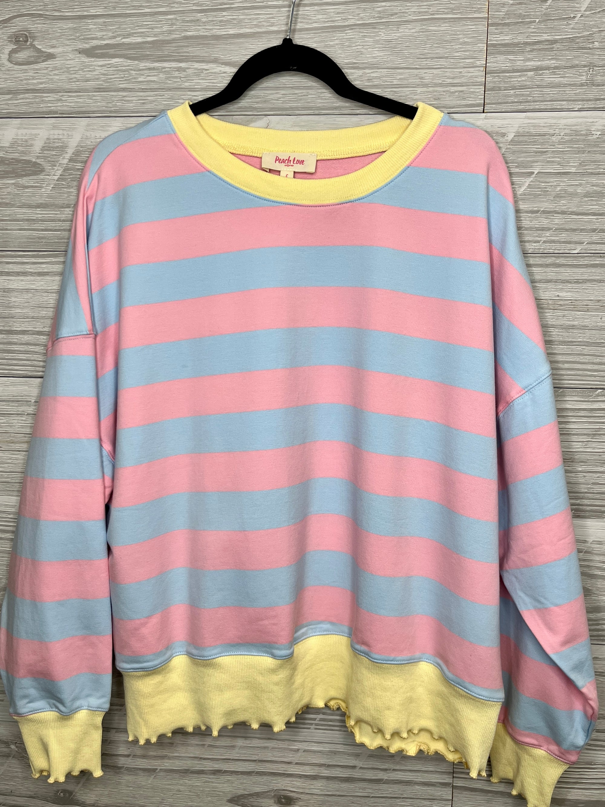 Elizabeth Striped Crewneck