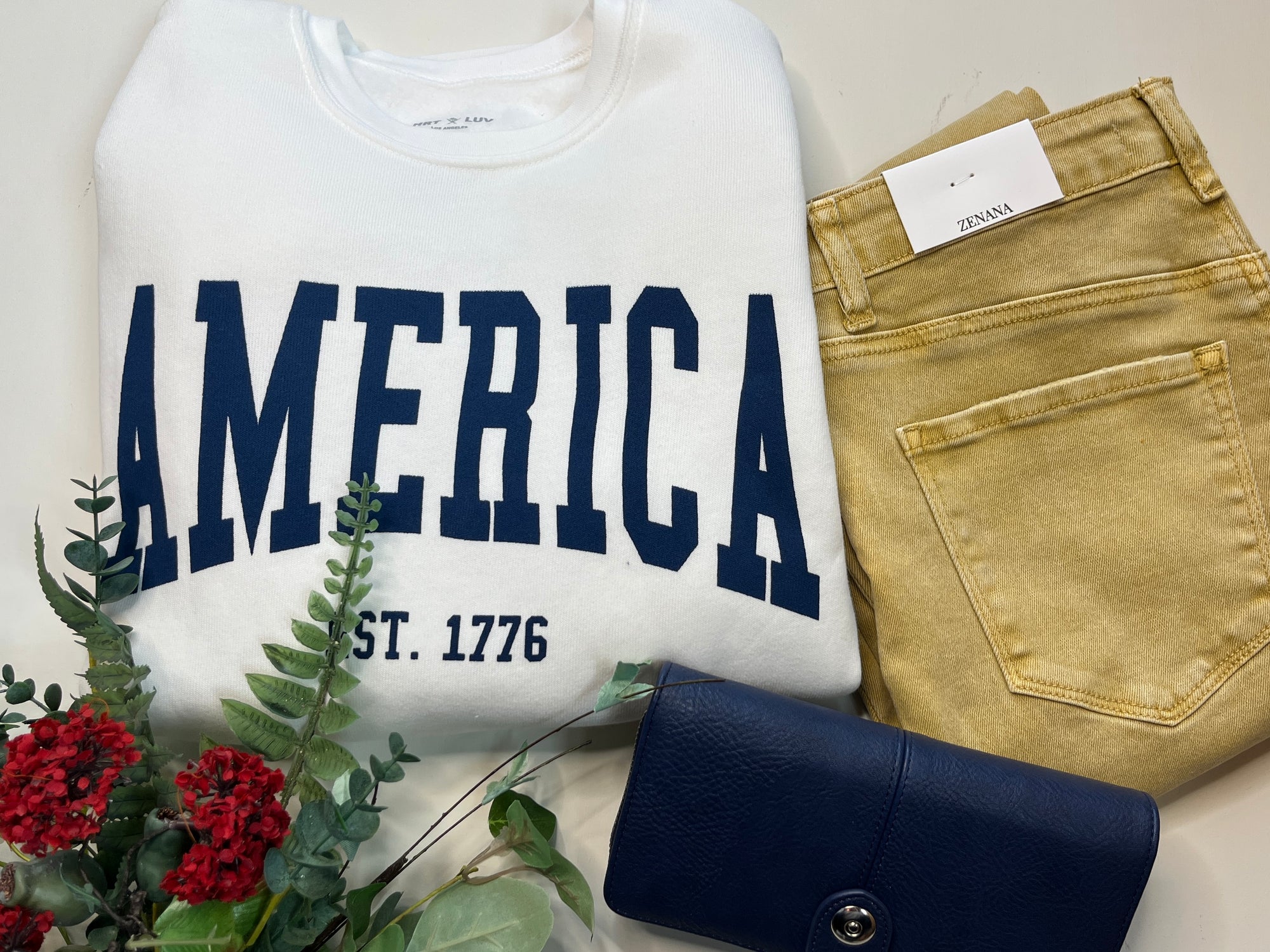 America Crew Neck Sweatshirt