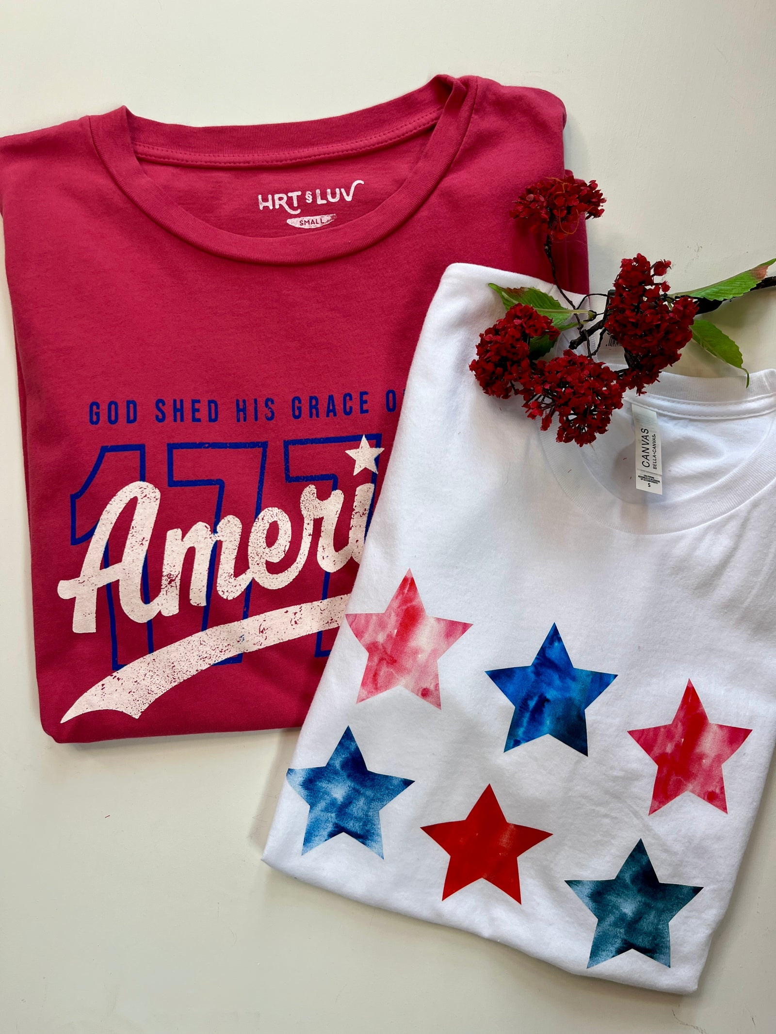 Patriotic Heart Graphic Tee