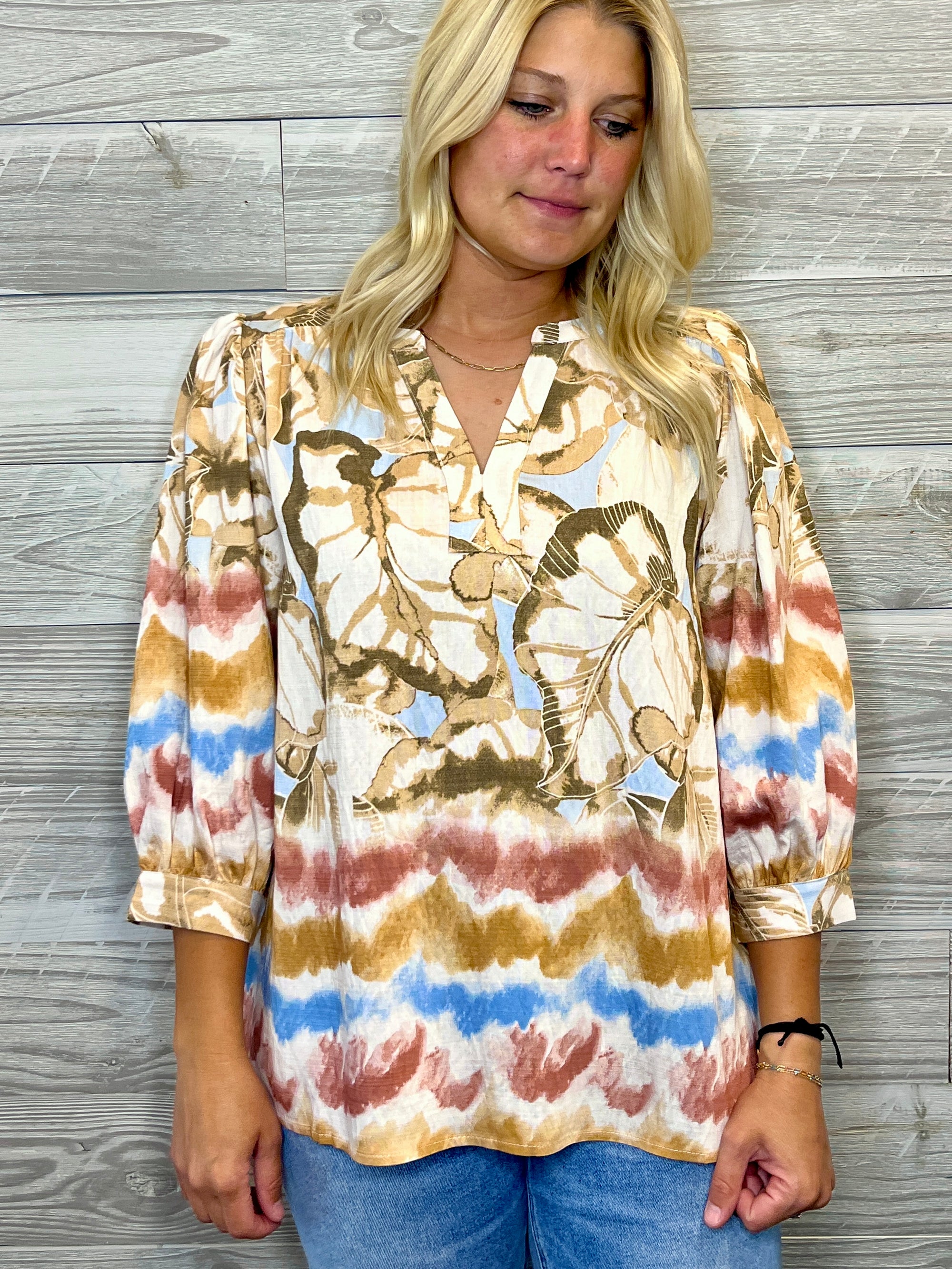 Farrah Floral Top