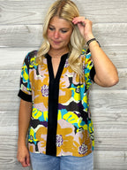 Della Floral Top