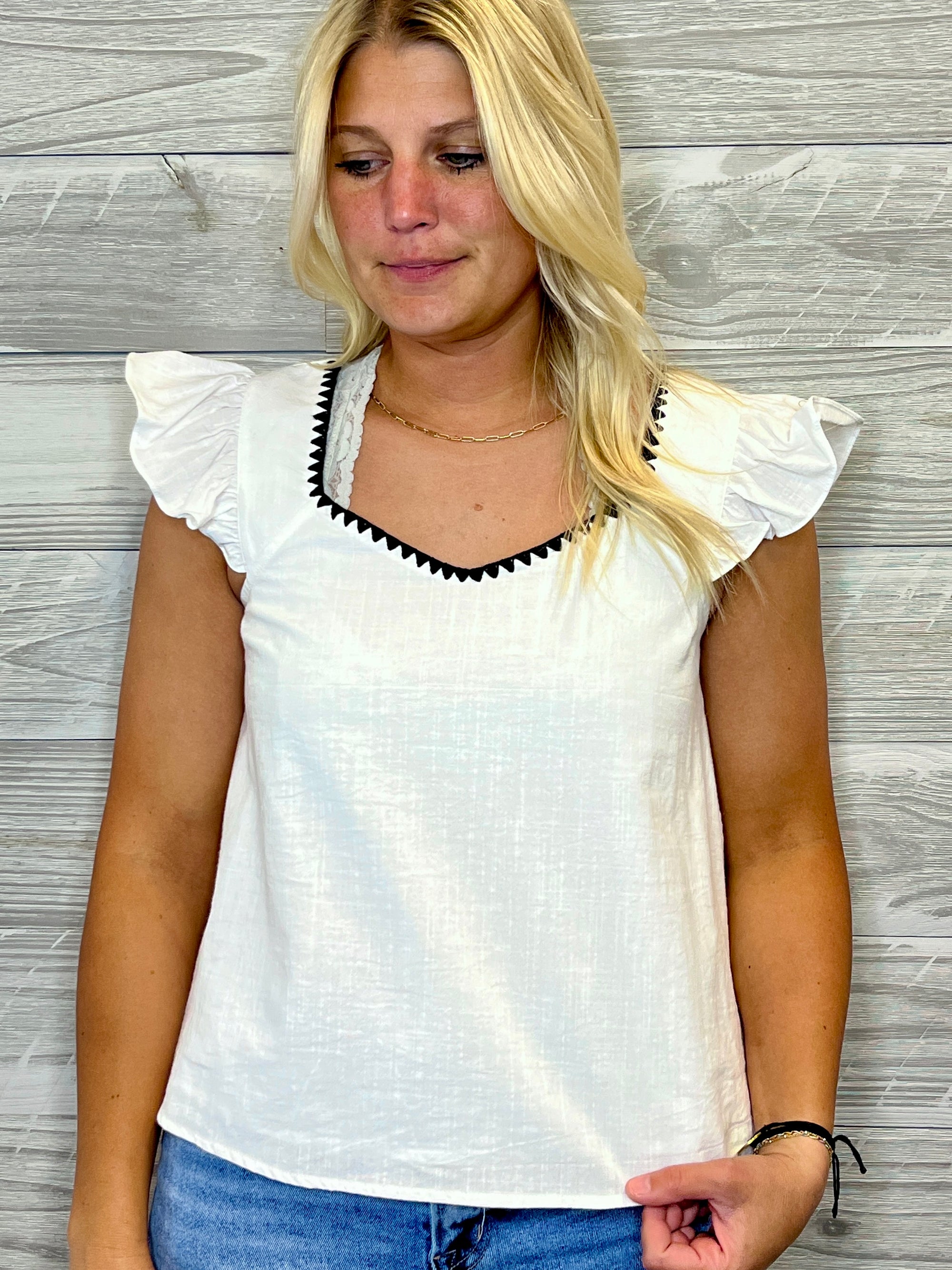 Delilah Linen Top