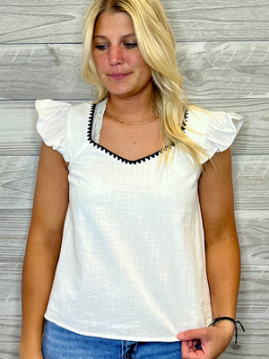 Delilah Linen Top