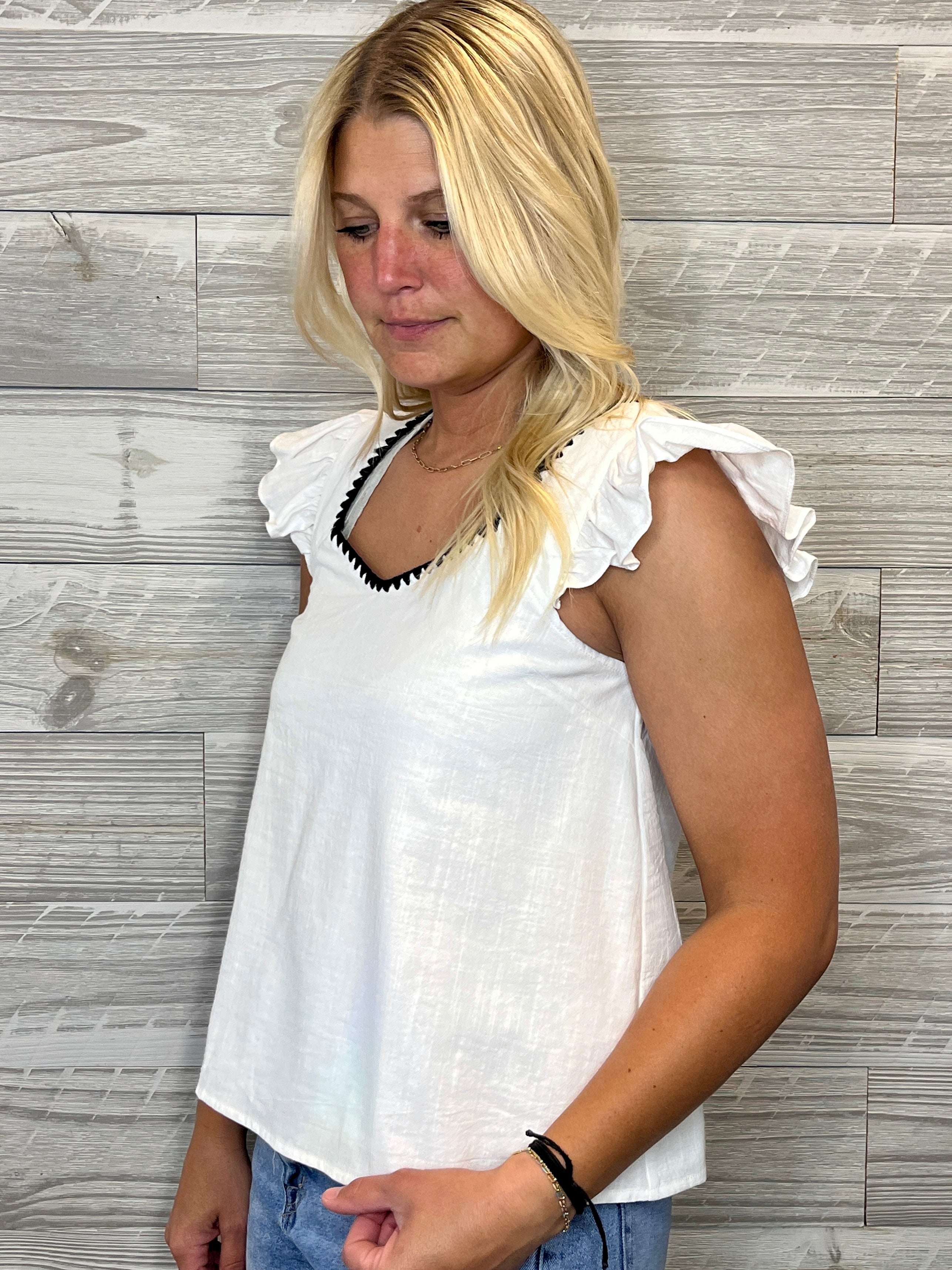 Delilah Linen Top