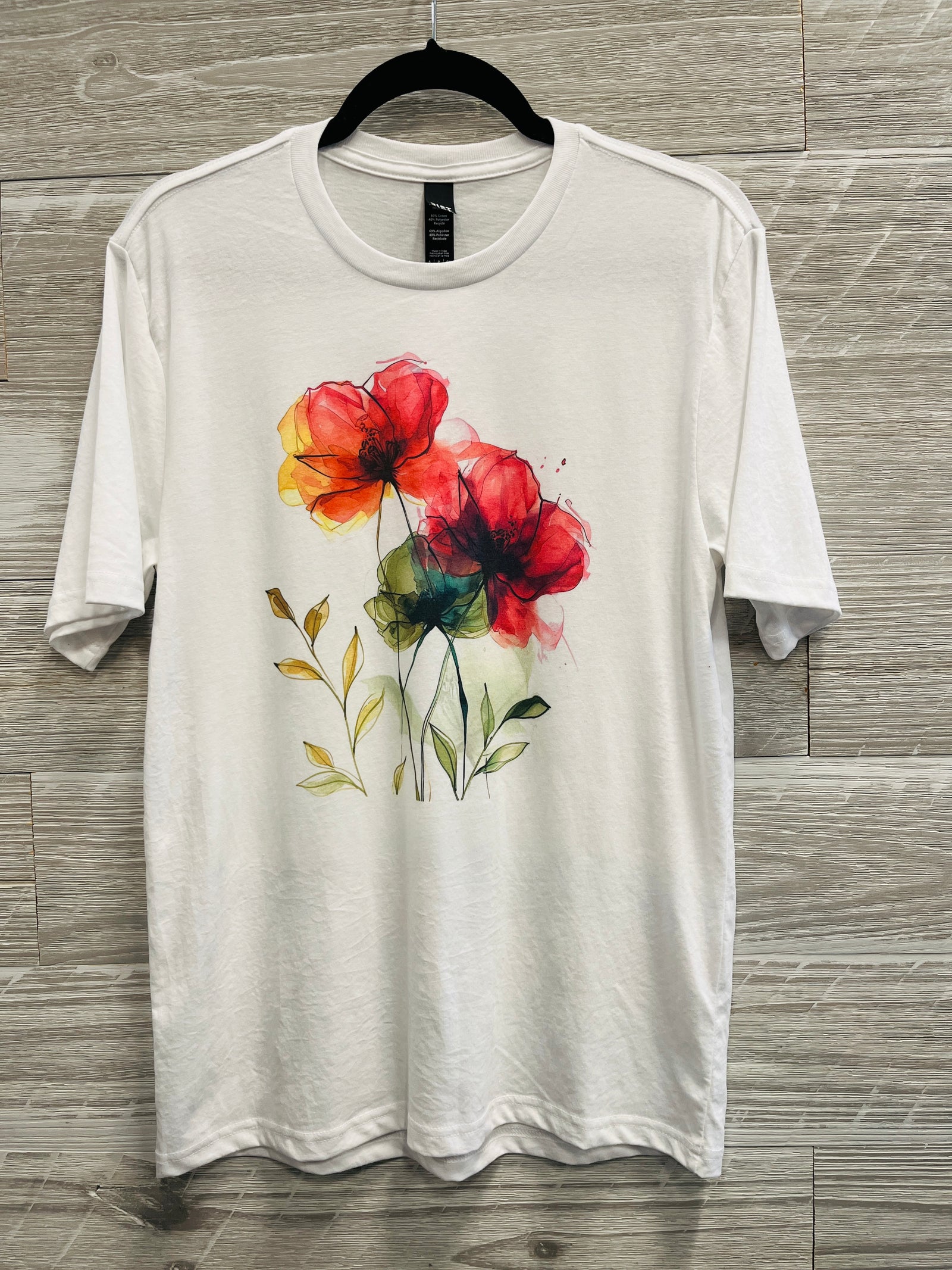 Poppy Watercolor Graphic Tee