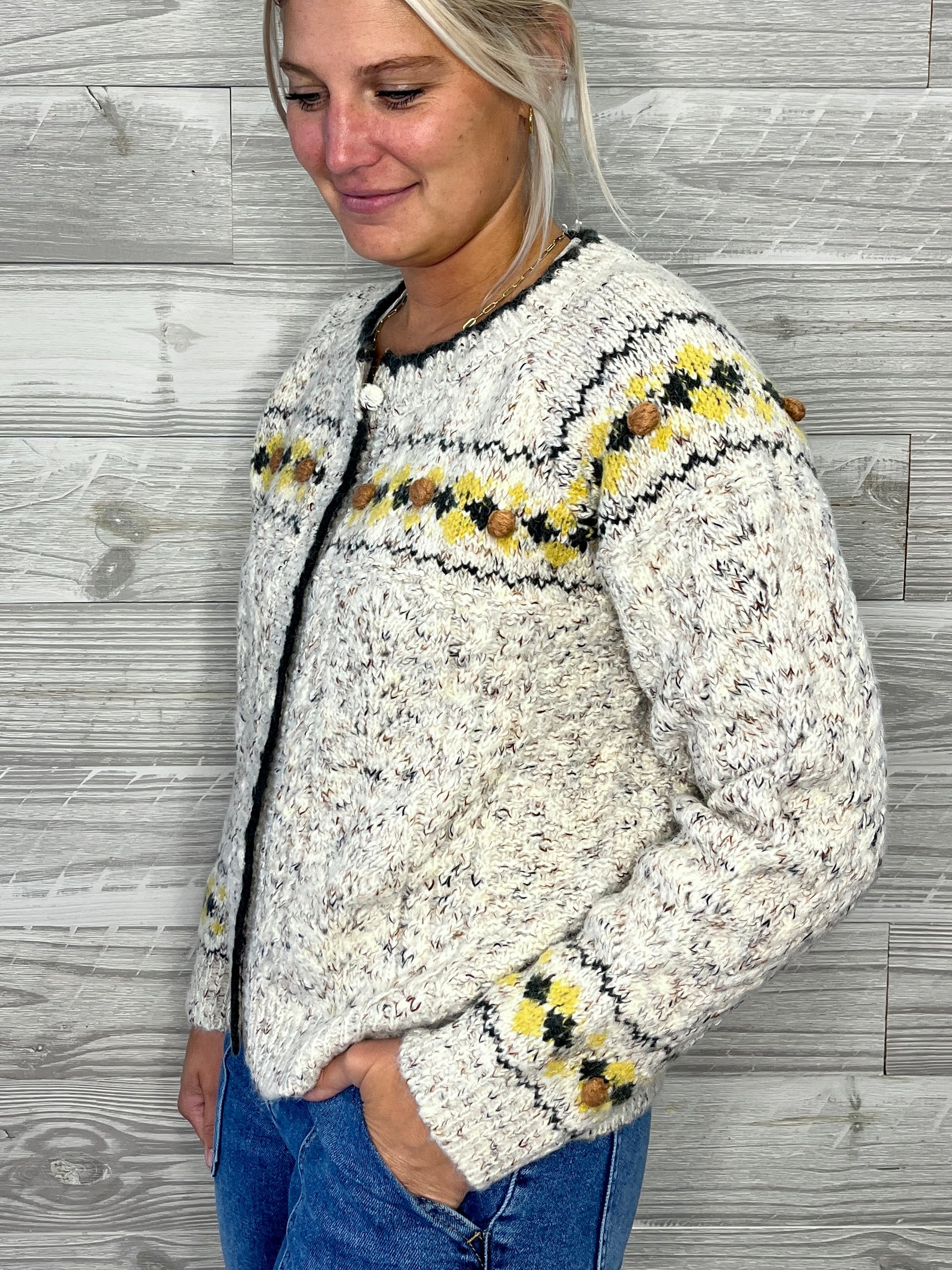 Madelyn Button Cardigan