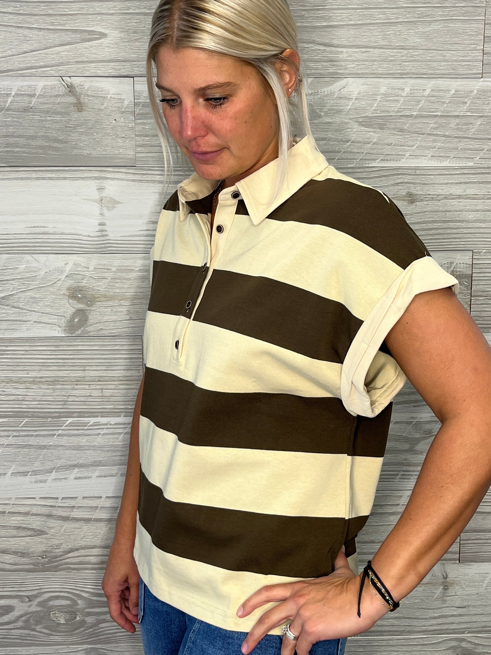 Olivia Stripe Top
