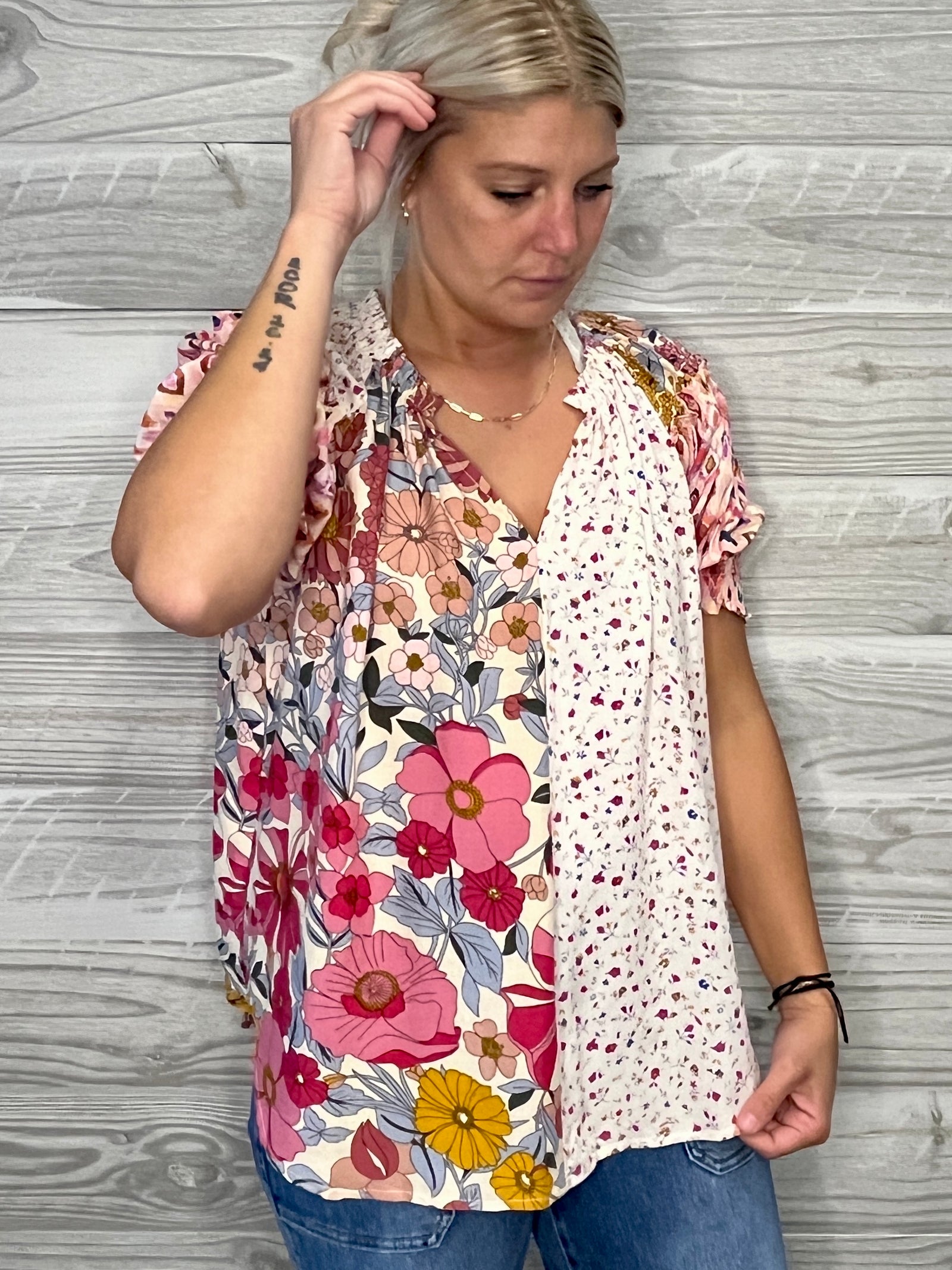 RoxAnn Floral Top
