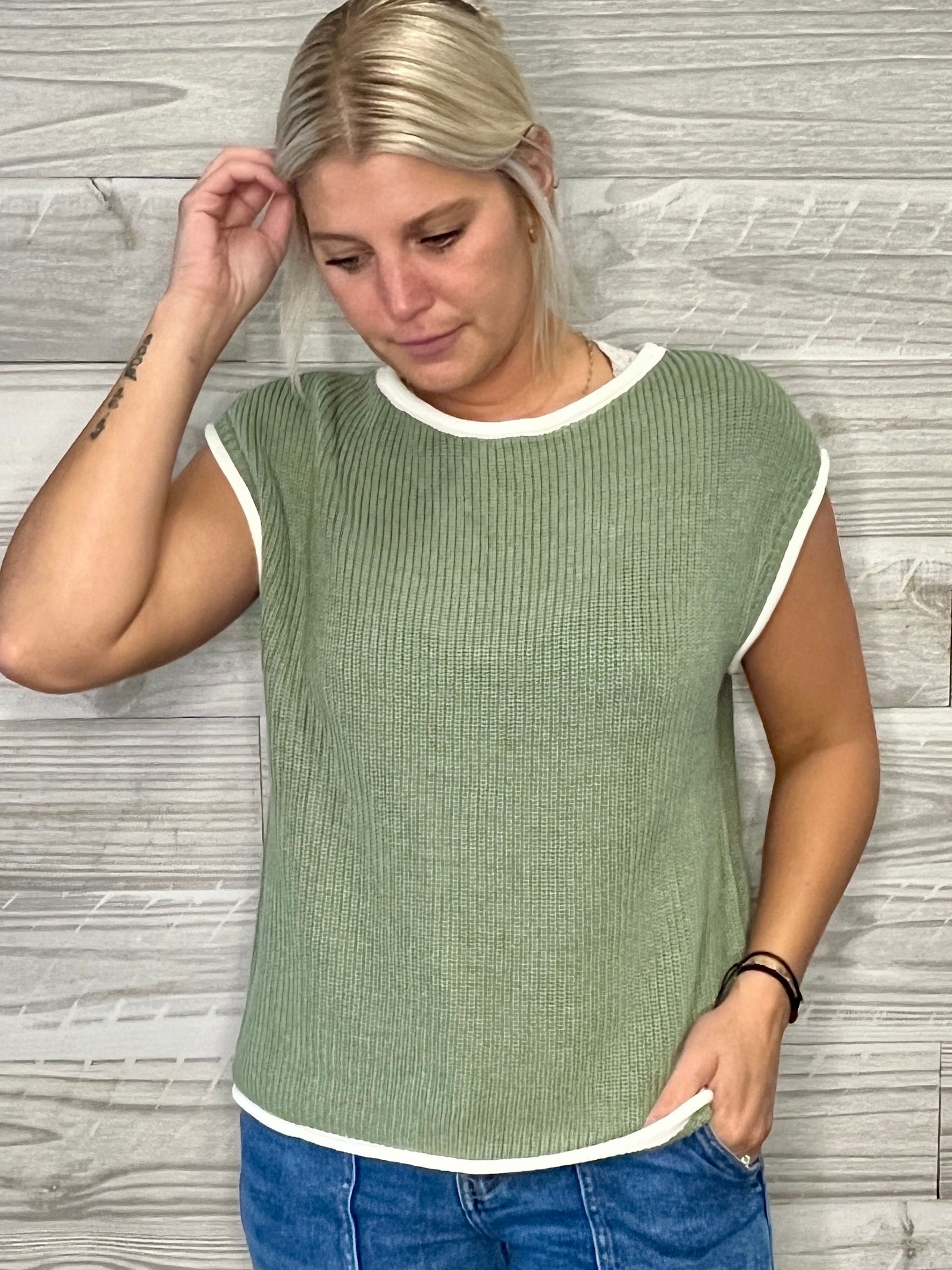 Daphne Knitted Sweater Vest