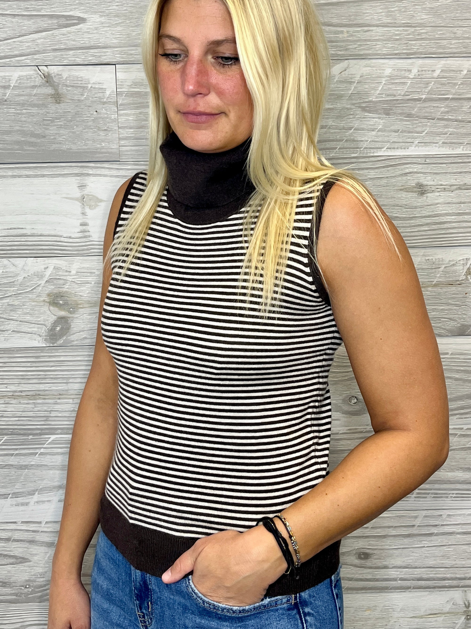 Celine Striped Vest