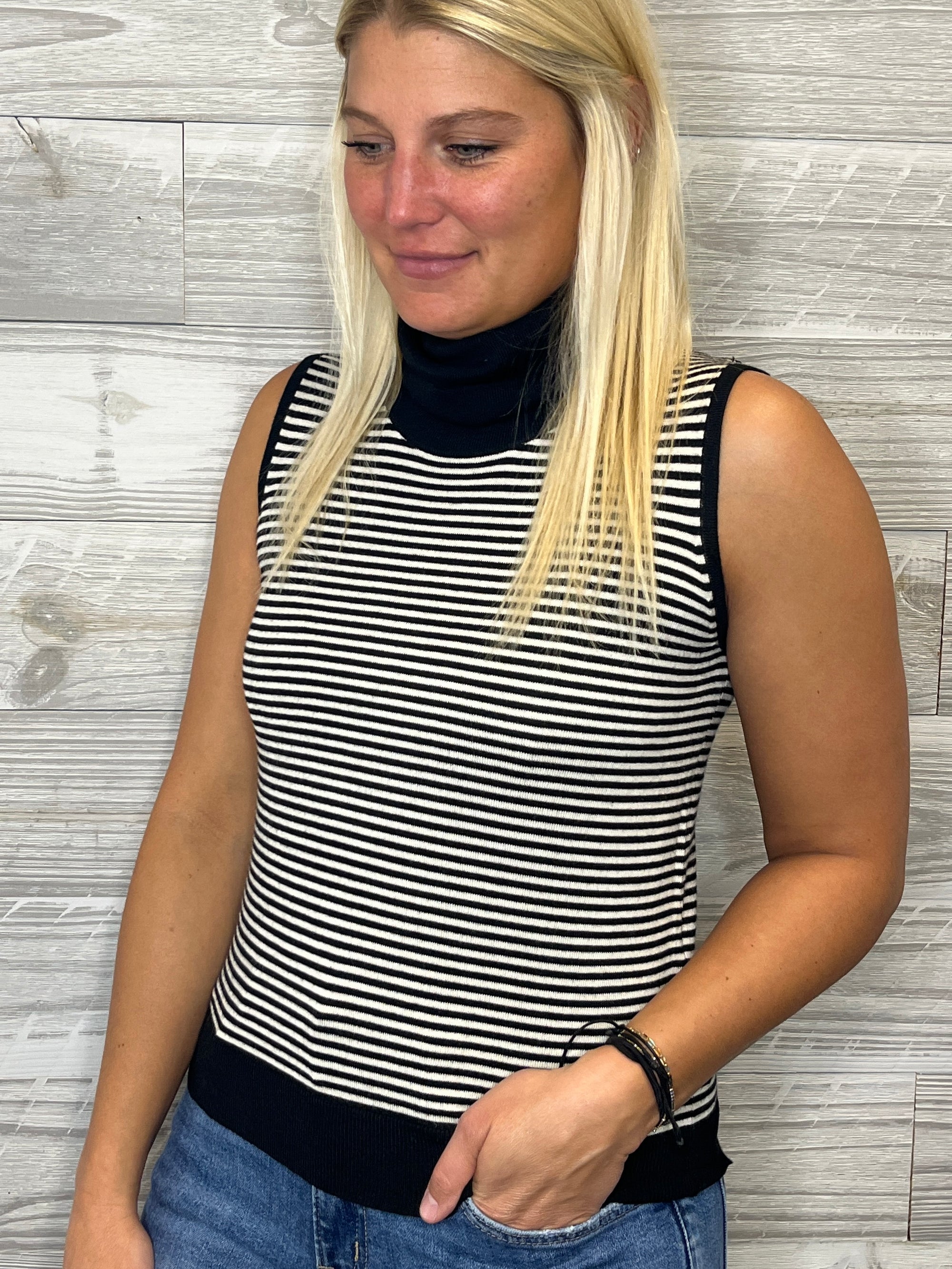 Celine Striped Vest