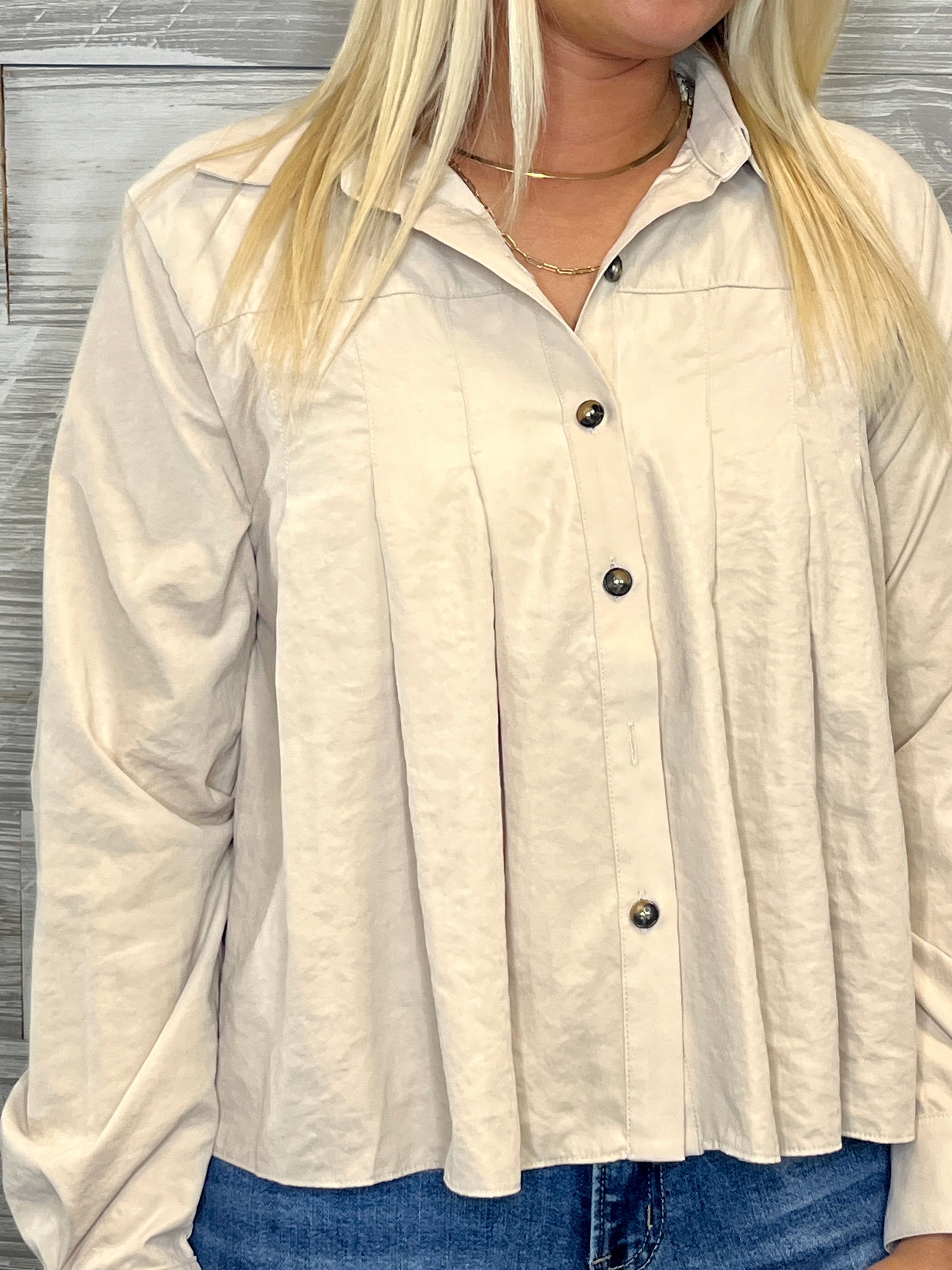 Glenna Cream Top