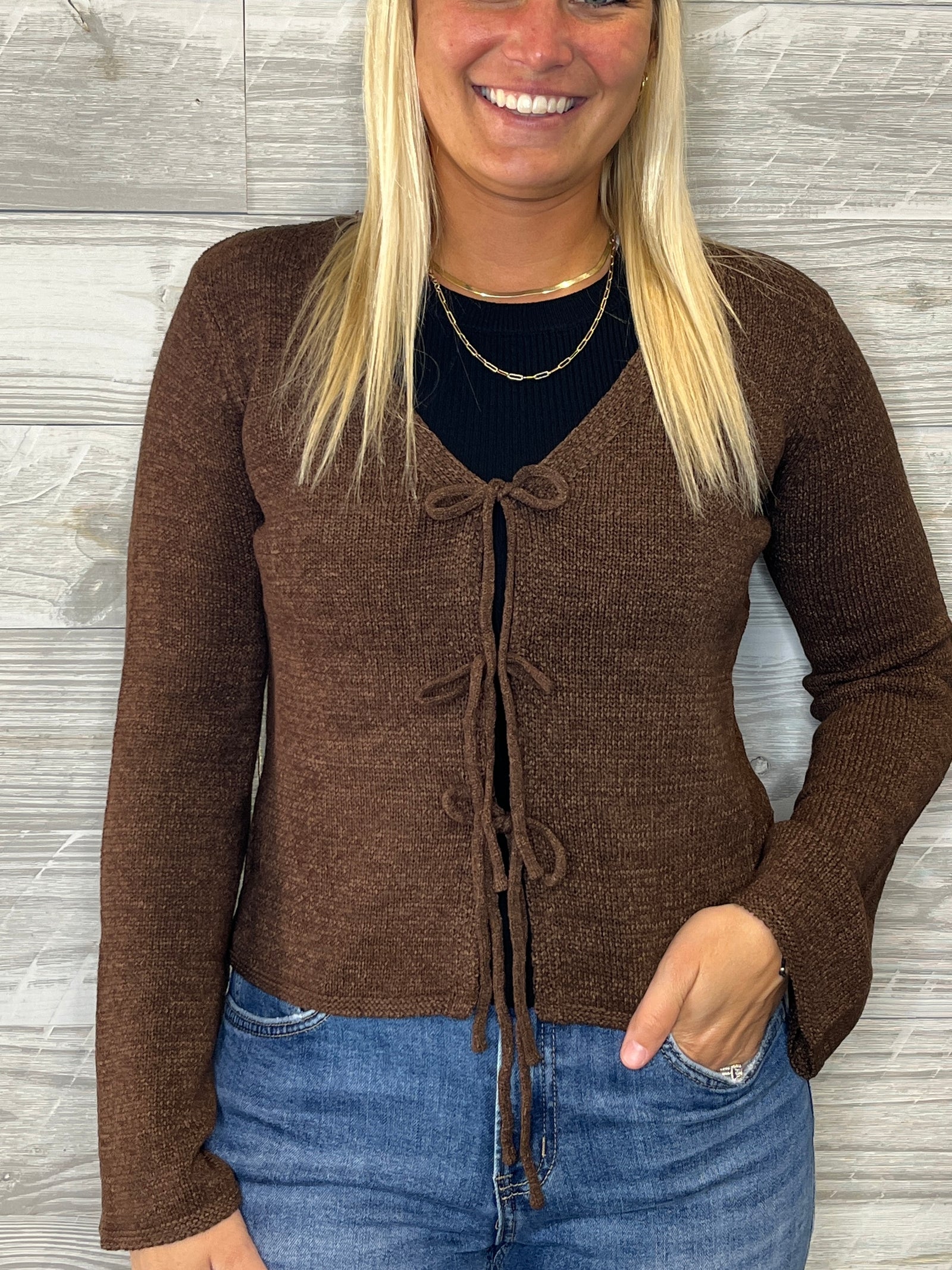 Dana Tie Cardigan
