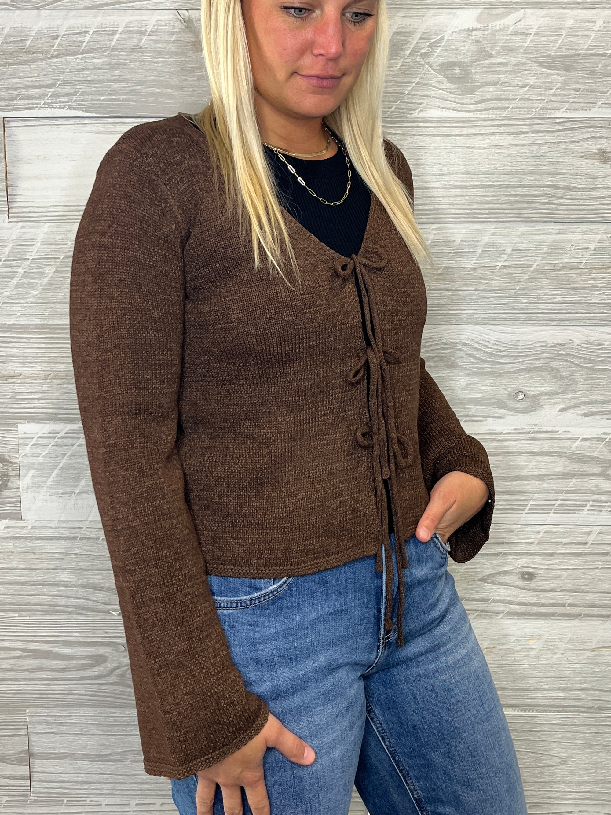 Dana Tie Cardigan