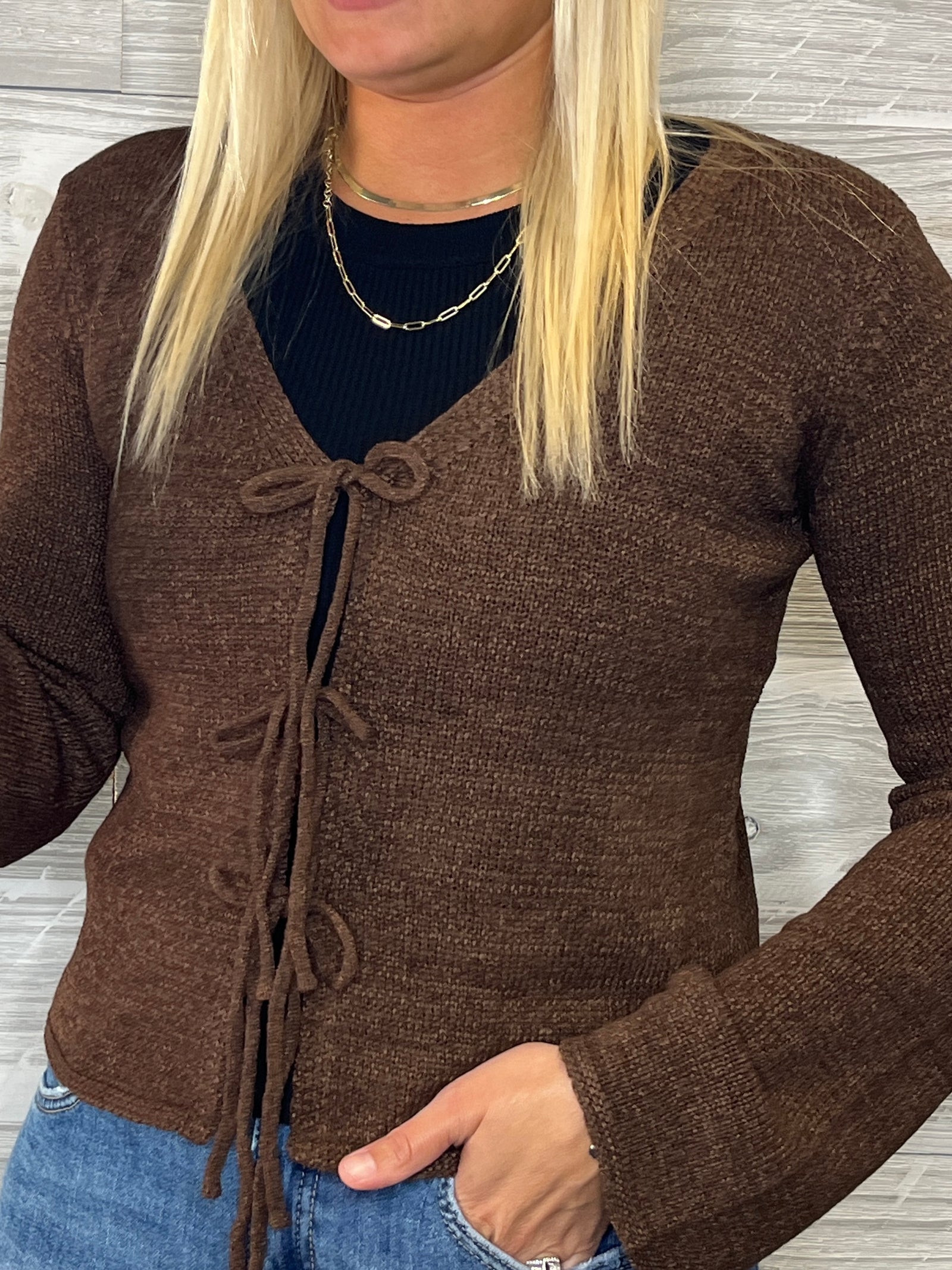 Dana Tie Cardigan