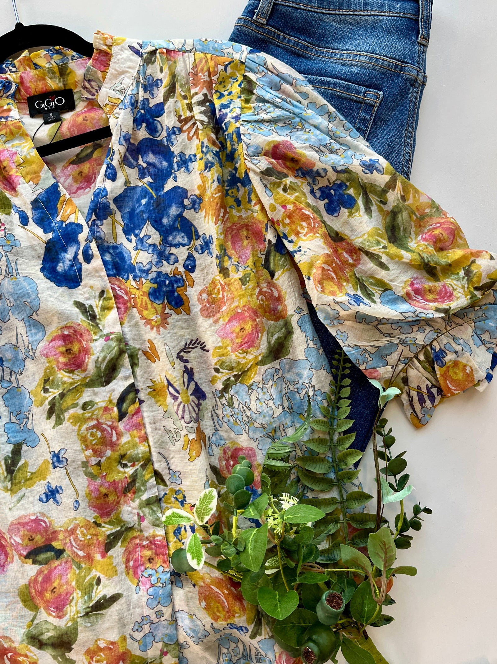 Portia Floral Top