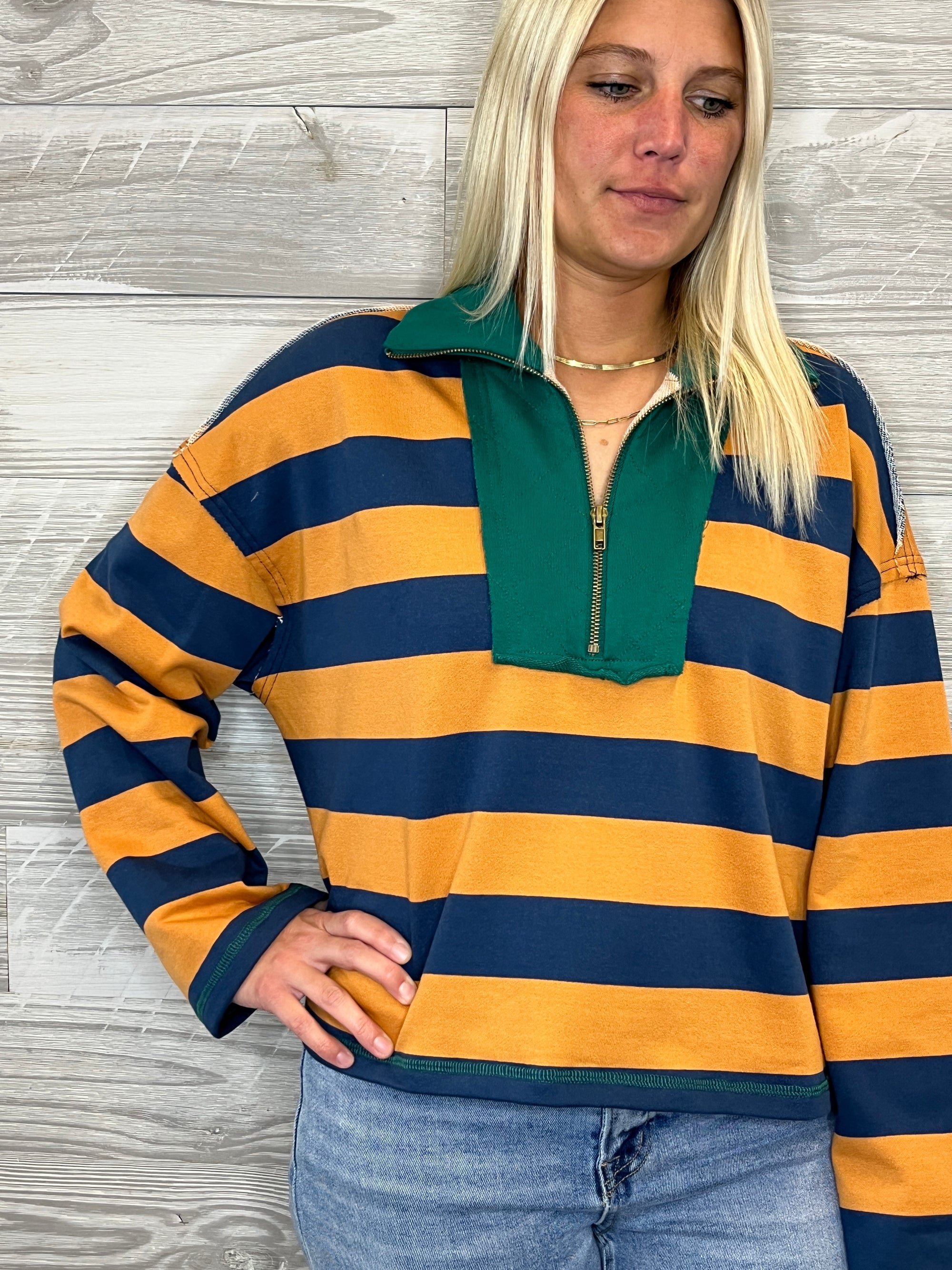 Atlee Stripe Top